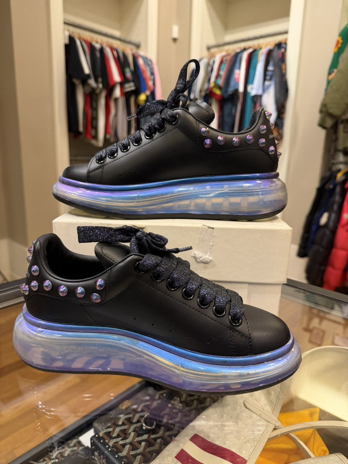 Alexander McQueen Alexander McQueen Studded Oversized Sneakers Size US 6.5 / EU 39-40 - 2 Thumbnail