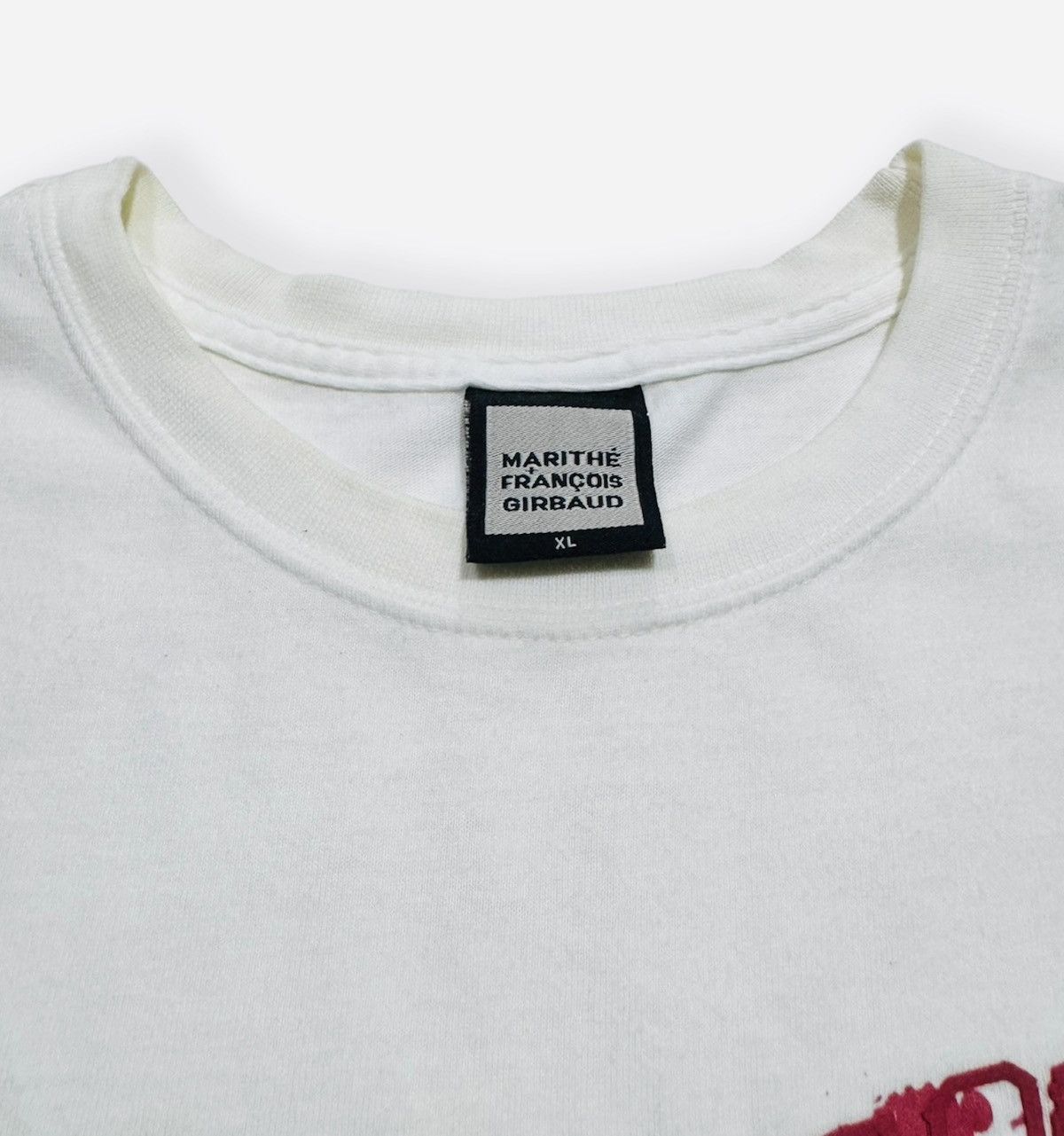 Marithe + Francois Girbaud Embossed Oversized T-Shirt Size US XL / EU 56 / 4 - 4 Thumbnail