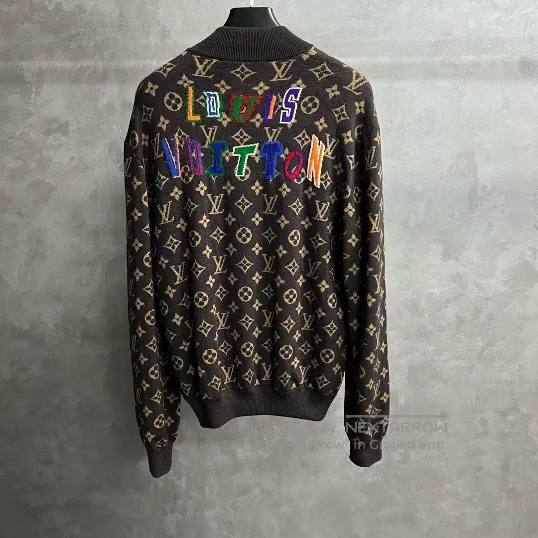 Louis Vuitton louis vuitton brown logo print bomber jacket. Size US M / EU 48-50 / 2 - 2 Thumbnail