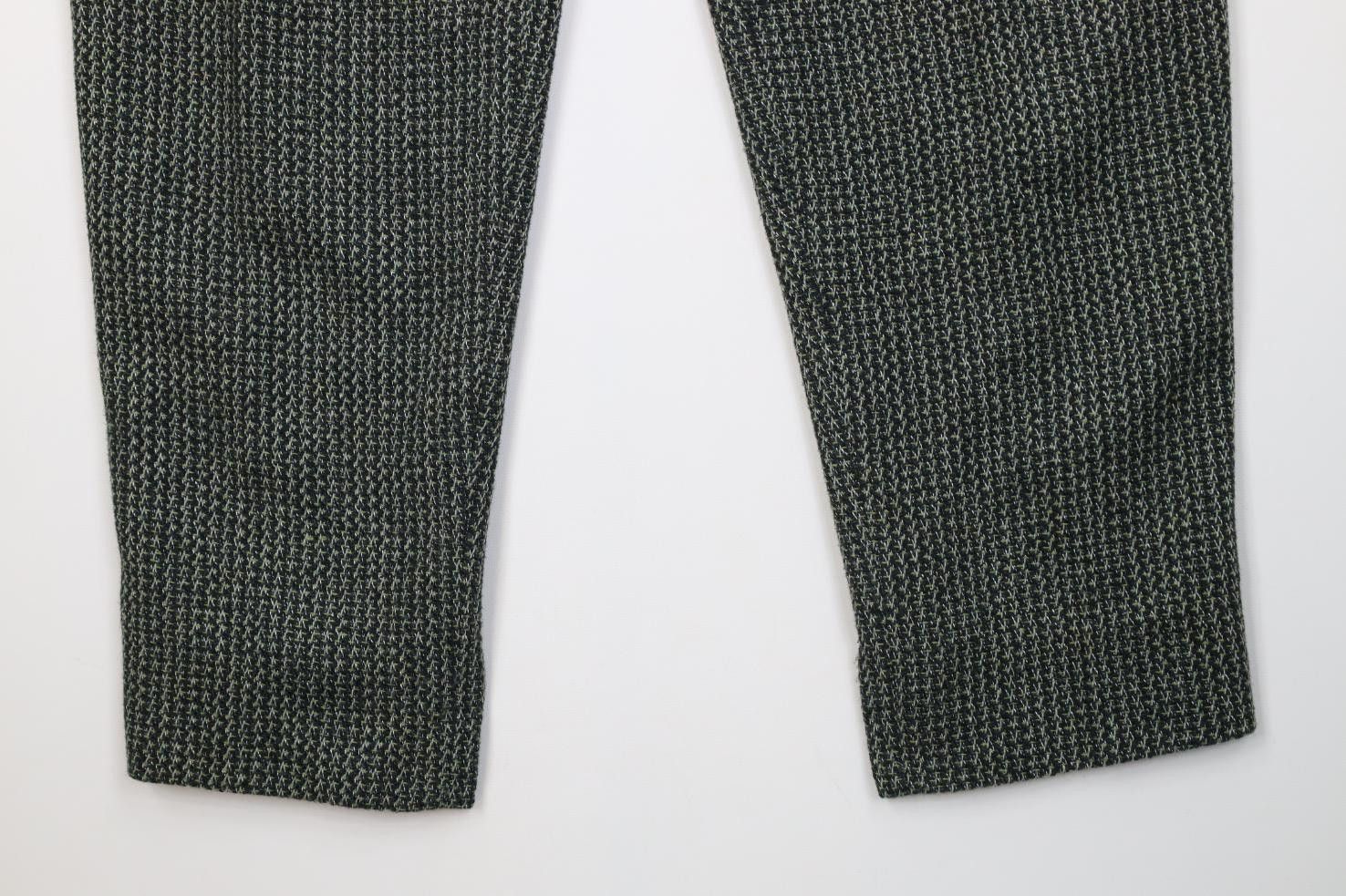 Vintage Vintage 90s Streetwear Knit High Waisted Chino Pants Green Size 27" / US 4 / IT 40 - 4 Thumbnail