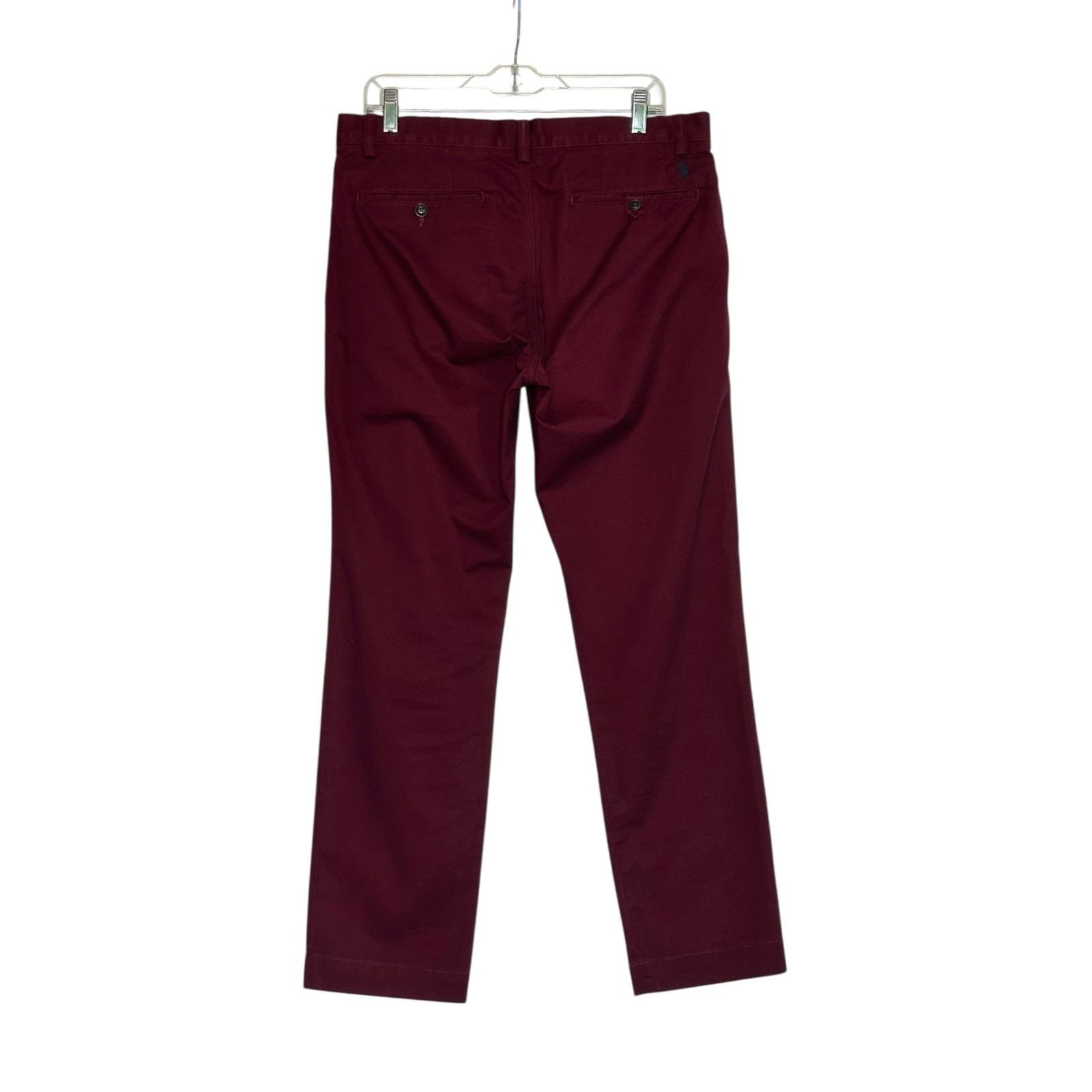 Polo Ralph Lauren Polo Ralph Lauren red stretch straight fit pants size 32 Size US 32 / EU 48 - 8 Thumbnail