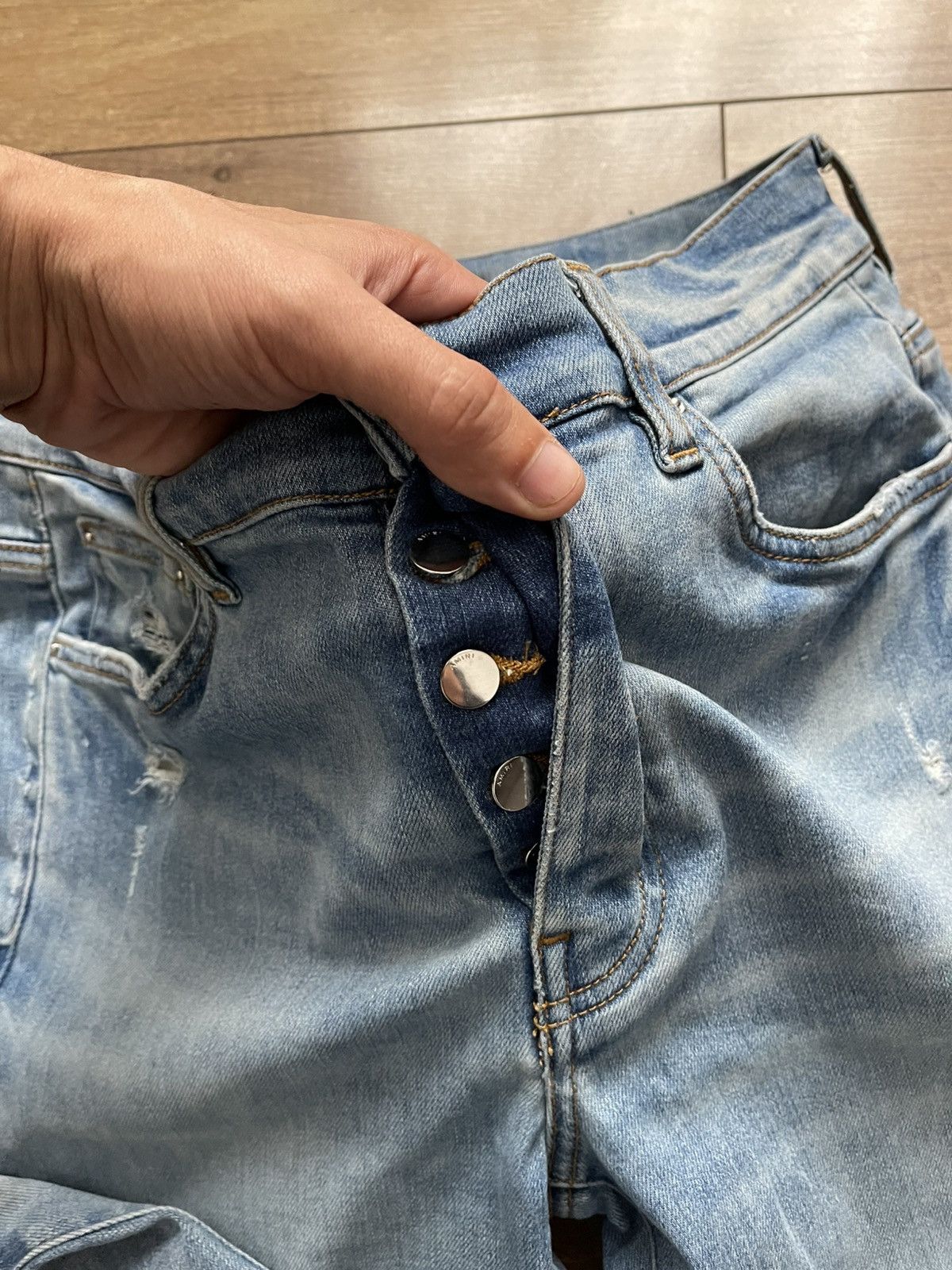 Amiri Amiri Skinny Jeans Denim Size US 32 / EU 48 - 14 Thumbnail