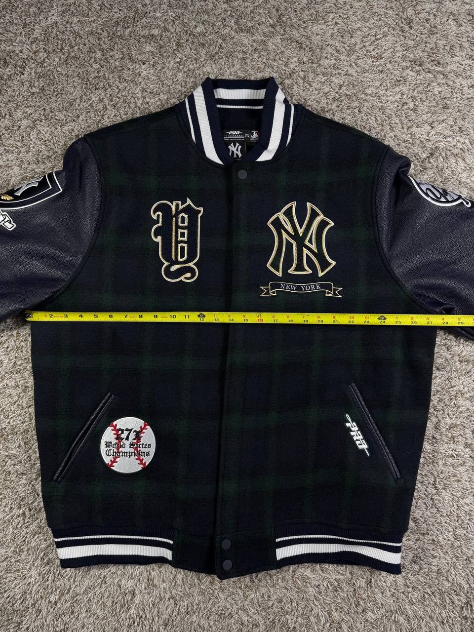Pro Standard Pro Standard New York Yankees Plaid Varsity Jacket Size 3XL Size US XXL / EU 58 / 5 - 7 Thumbnail