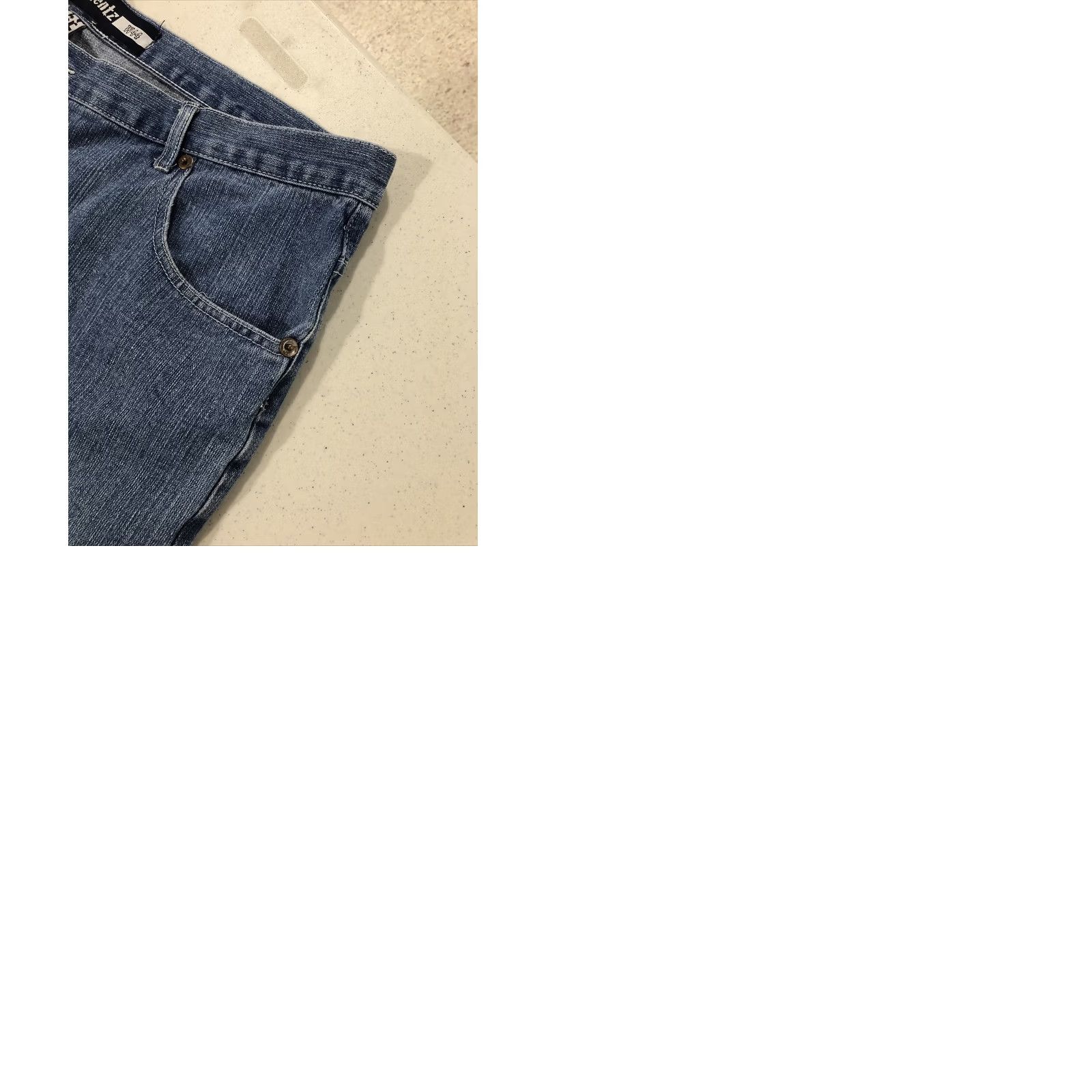 Vintage Five Elements Mens Blue Jeans Shorts Size 44 inseam 20” Adjustable Tie Hem Skate Size US 44 / EU 60 - 9 Thumbnail