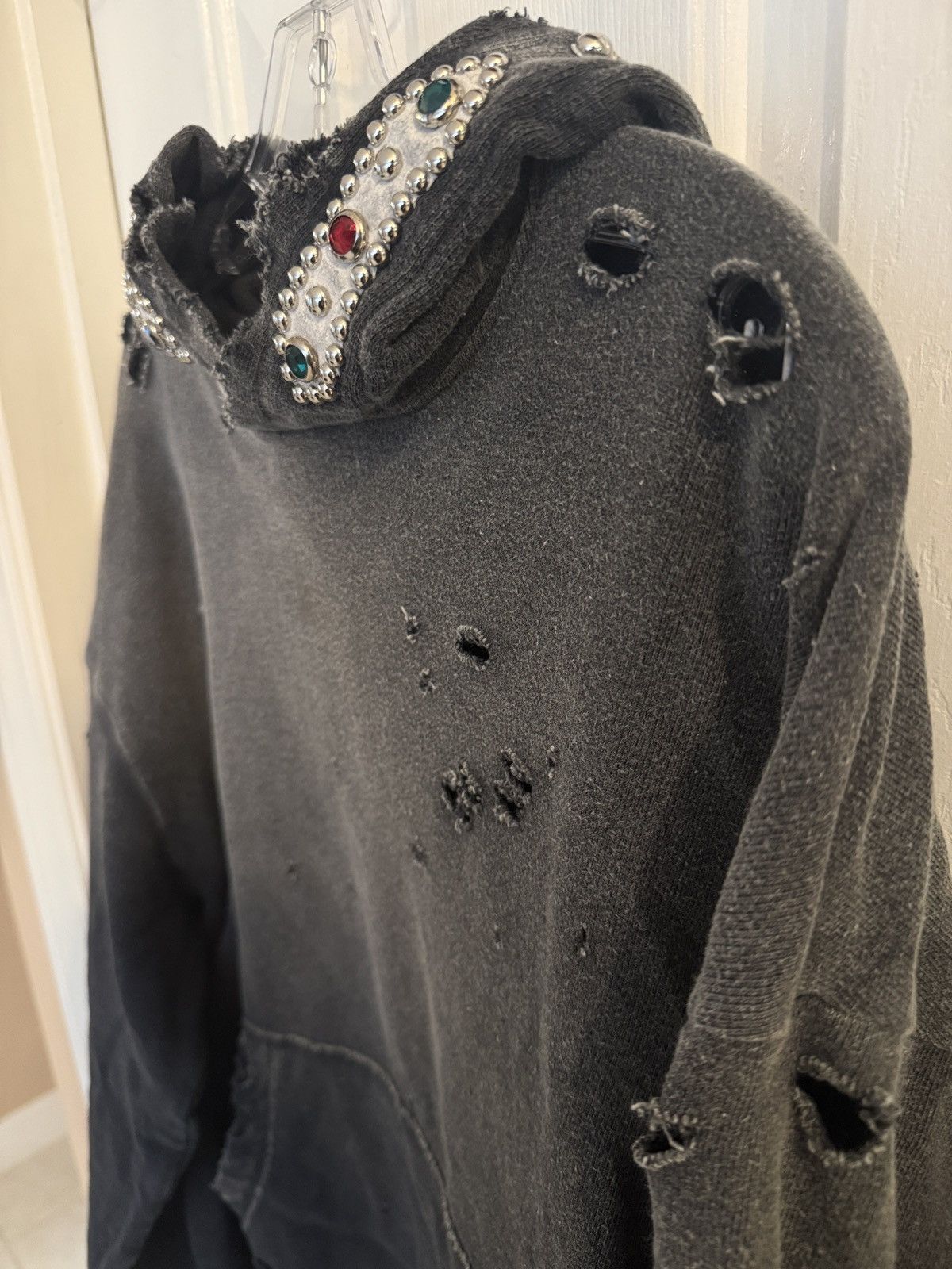 Kapital Kapital Studded SWT Knit Thriller Hoodie Size US L / EU 52-54 / 3 - 4 Thumbnail