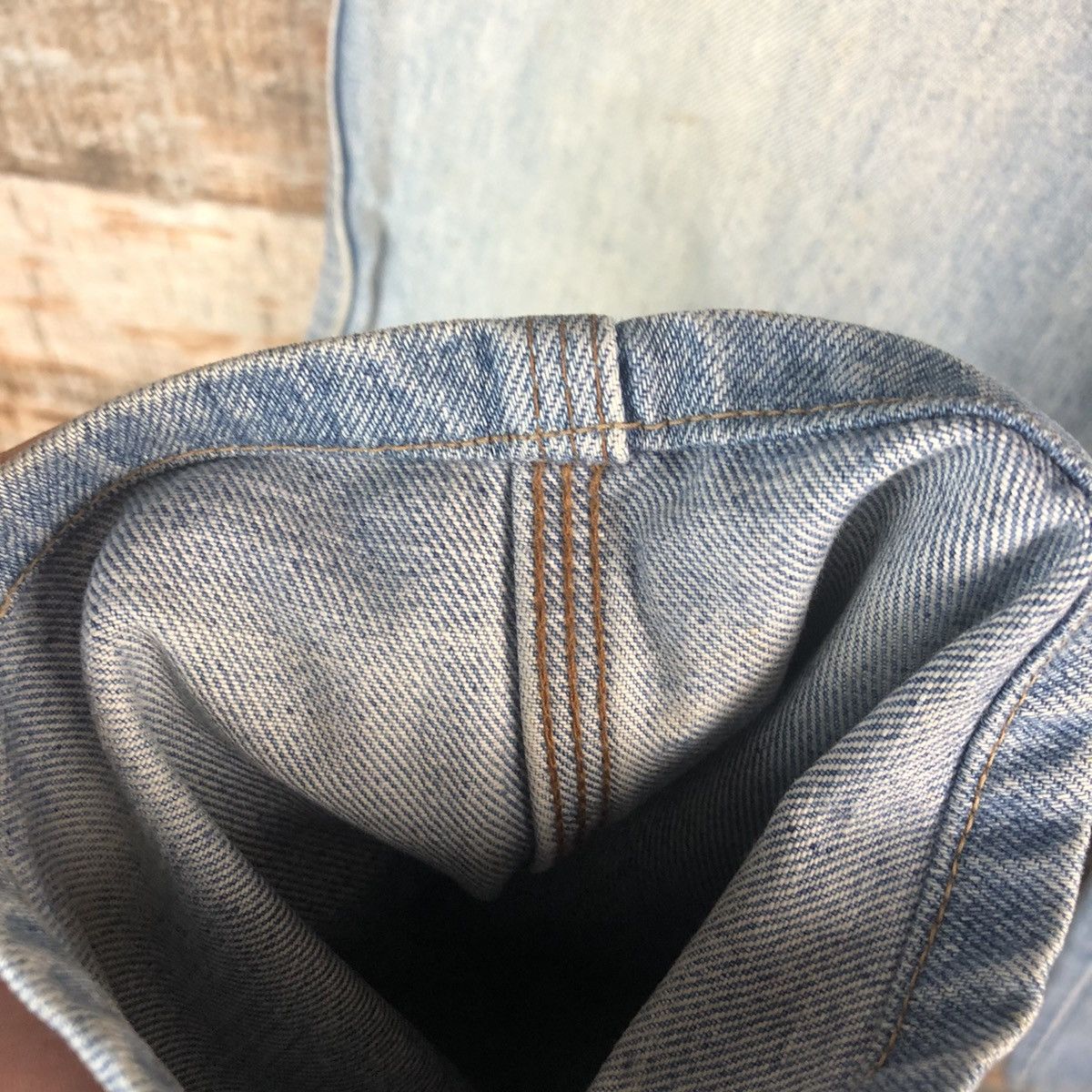 Levi's DLL Levis 636 Vintage faded Blue Denim Pants #C008 Size US 33 - 11 Thumbnail