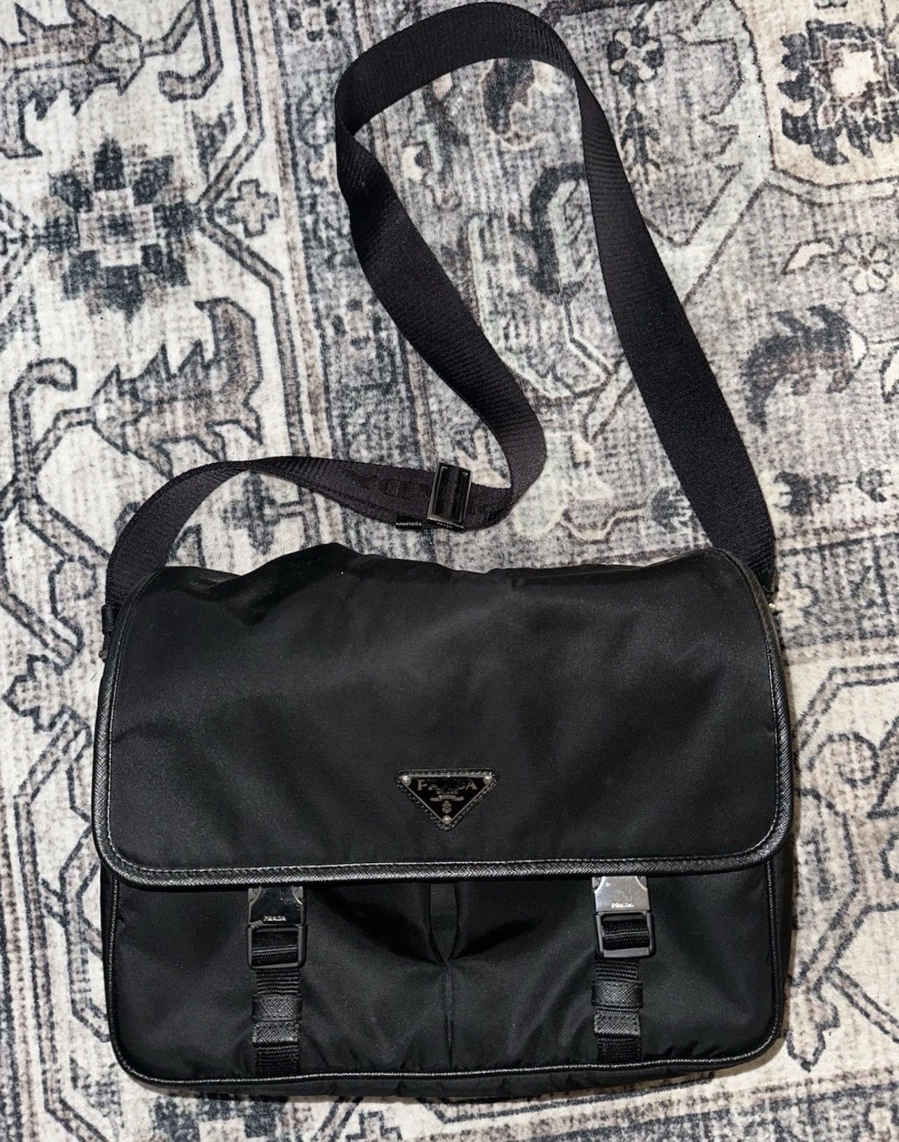 Prada Prada Re-Nylon Messenger Bag Size ONE SIZE - 2 Thumbnail