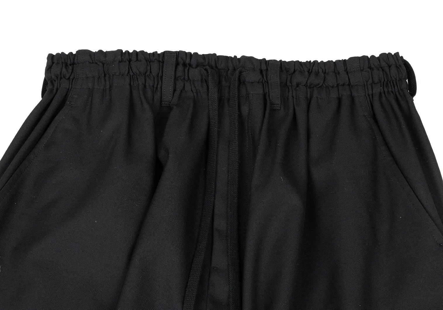 Yohji Yamamoto Wool-Poly Gabardine Cuffed Sarouel Pants Black 3 Size US 34 / EU 50 - 3 Thumbnail