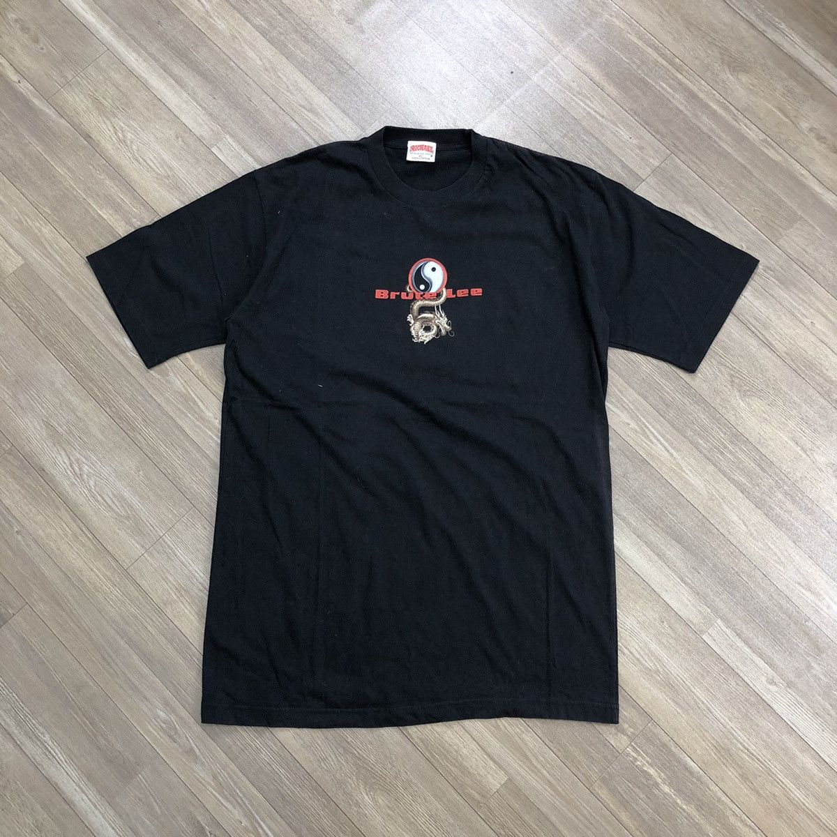Vintage Vintage Bruce Lee The Dragons Promo Bootleg Tees Size US XL / EU 56 / 4 - 9 Thumbnail