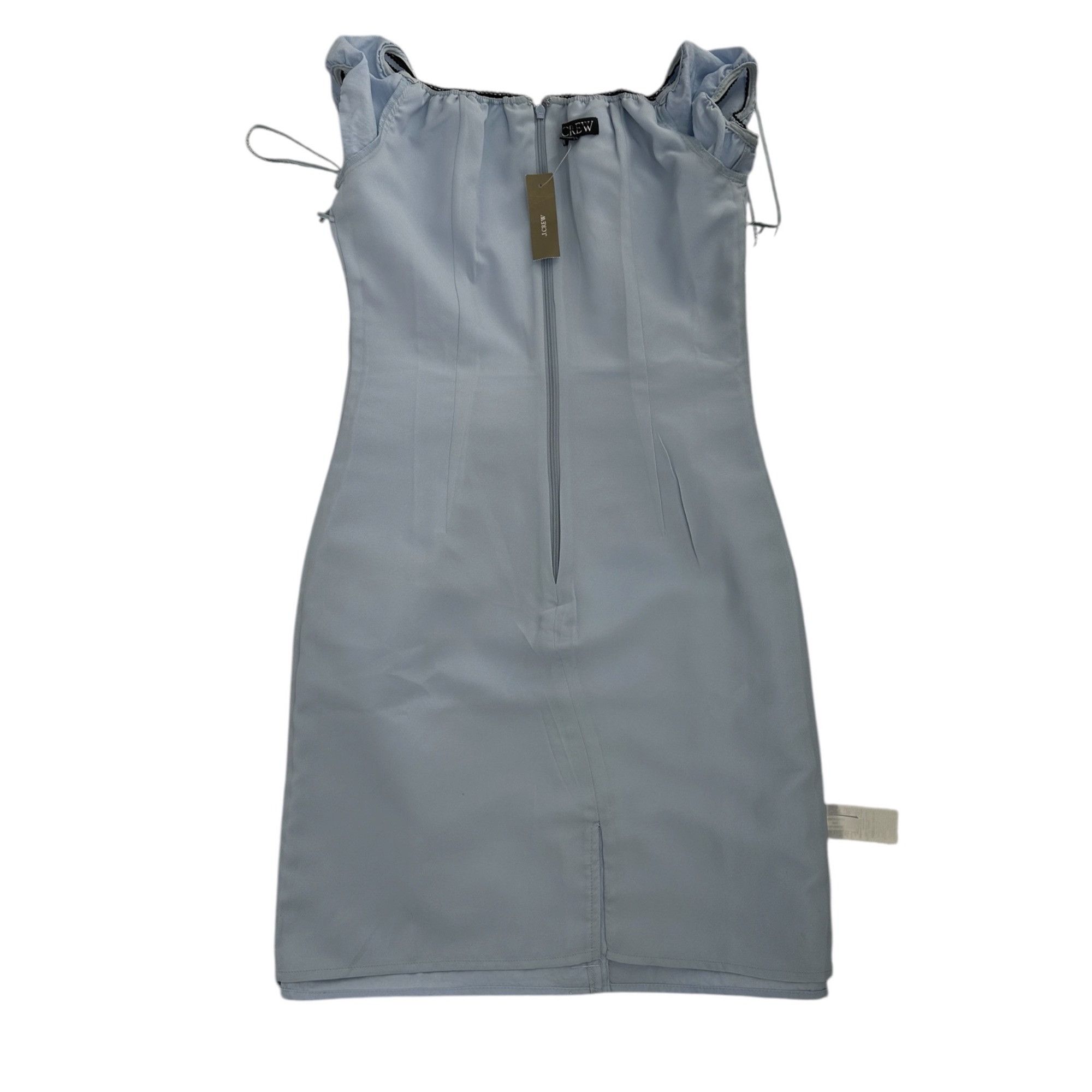 J.Crew J. Crew Dress - Powder Blue Sheath Mini NWT - Size 0 Size XS / US 0-2 / IT 36-38 - 7 Thumbnail