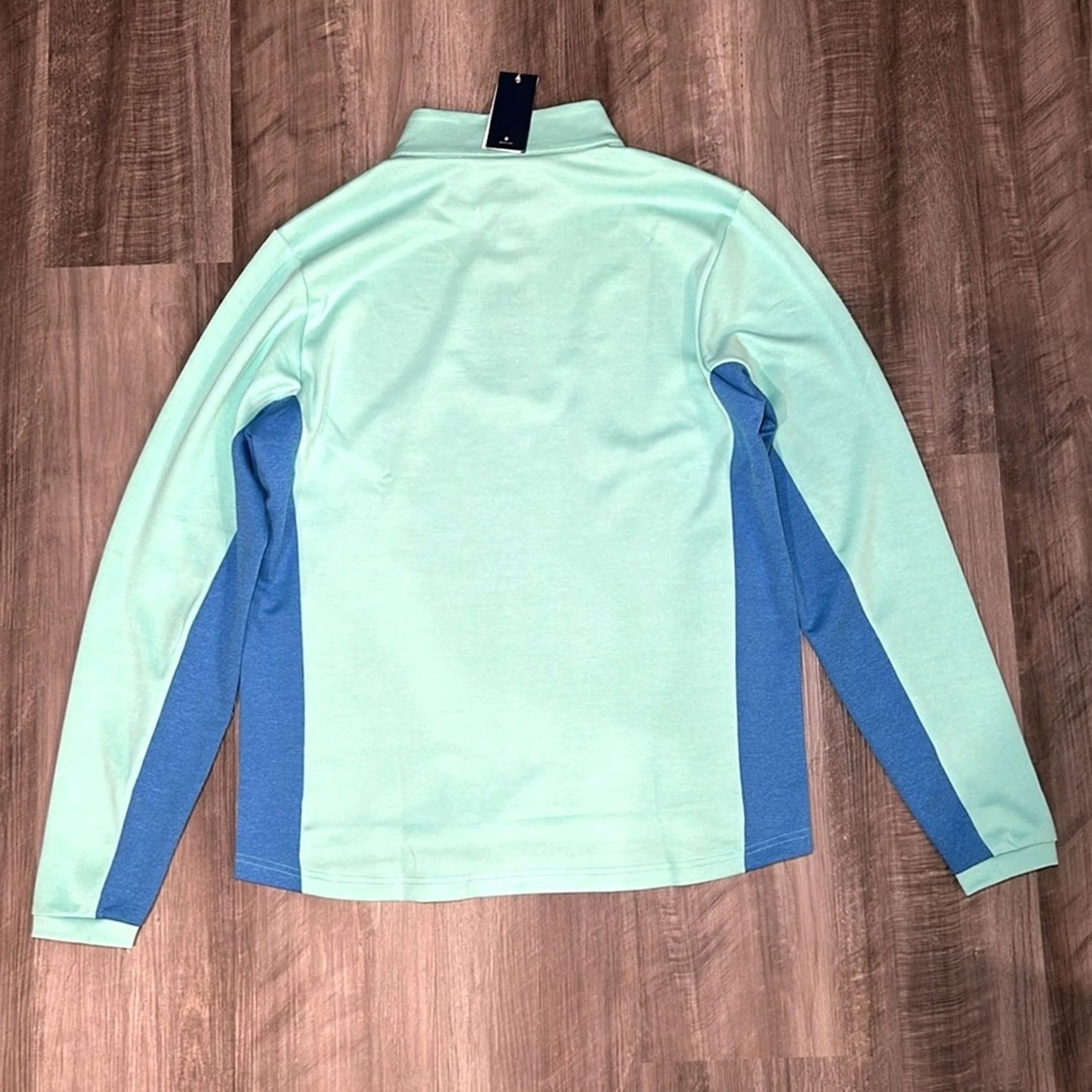 Vintage Holderness & Bourne Dry Luxe Performance Tailored Fit Quarter Zip Pullover M Mens Green Sweatshirt Regular Long Description: N/A Size US M / EU 48-50 / 2 - 3 Thumbnail