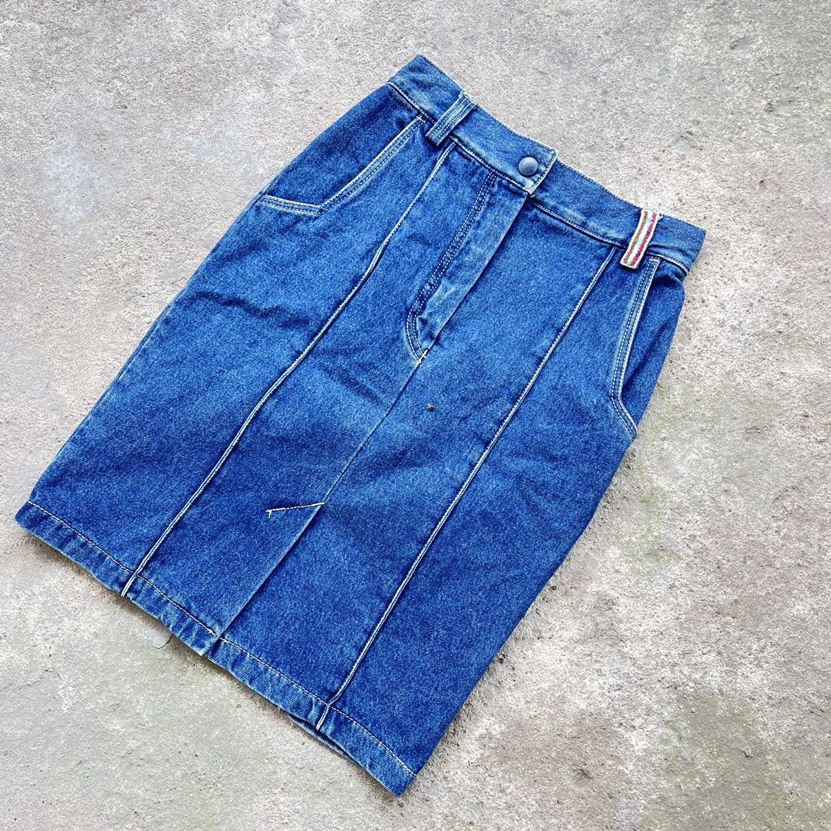 Missoni Vintage Missoni Sport Mini Skirt Denim Size 28" / US 6 / IT 42 - 3 Thumbnail