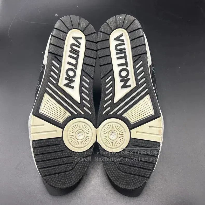 Louis Vuitton Louis Vuitton Black and white panda trainer sneakers Size US 6 / EU 39 - 6 Thumbnail