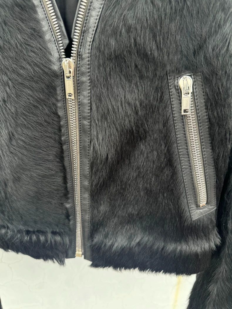 Rick Owens Rick Owens 22SS Horsehair Devil Horn Jacket 2501-Nextarrow Size US XXS / EU 40 - 3 Thumbnail