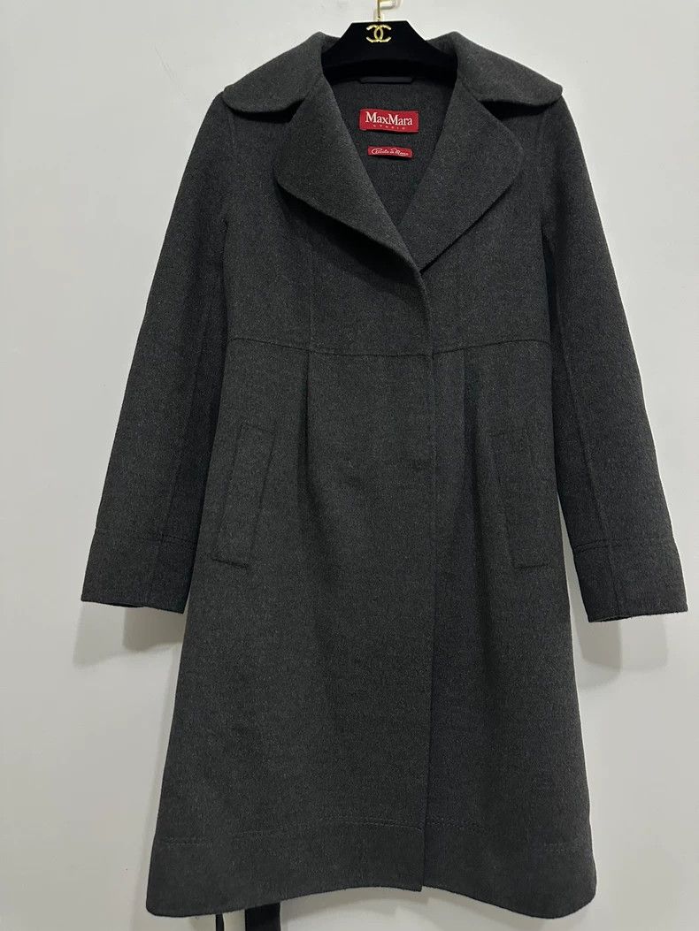 Max Mara Max Mara Studio black and grey hand-sewn coat Size S / US 4 / IT 40 - 5 Thumbnail