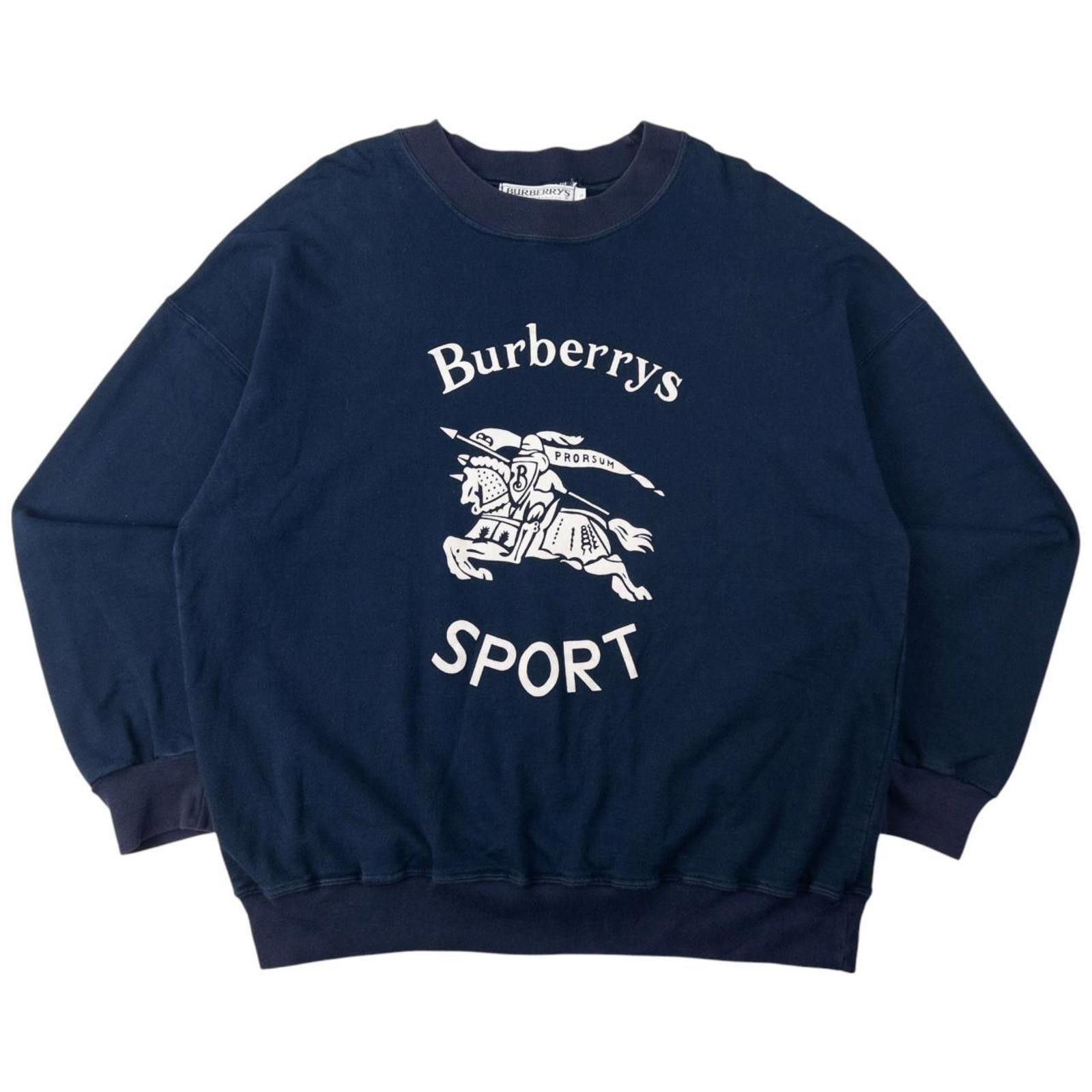 Vintage Burberry Sport Sweatshirt Size L