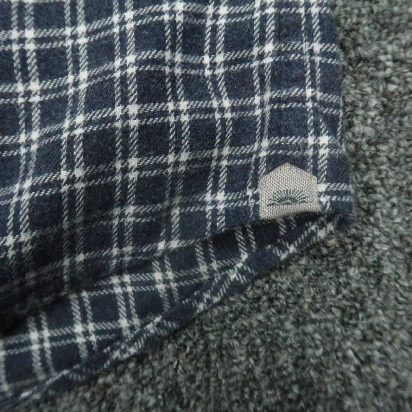 Faherty Faherty Shirt Mens Medium Blue Plaid Reserve Flannel Long Sleeve Button Up Size US M / EU 48-50 / 2 - 6 Thumbnail