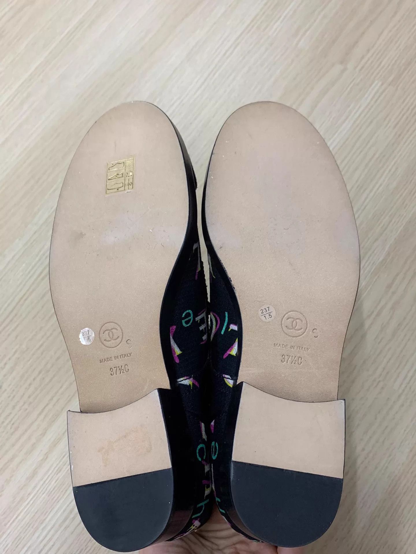 Chanel Chanel Black Colorful Lettering Ankle Boots 37.5 Size US 7 / IT 37 - 4 Thumbnail