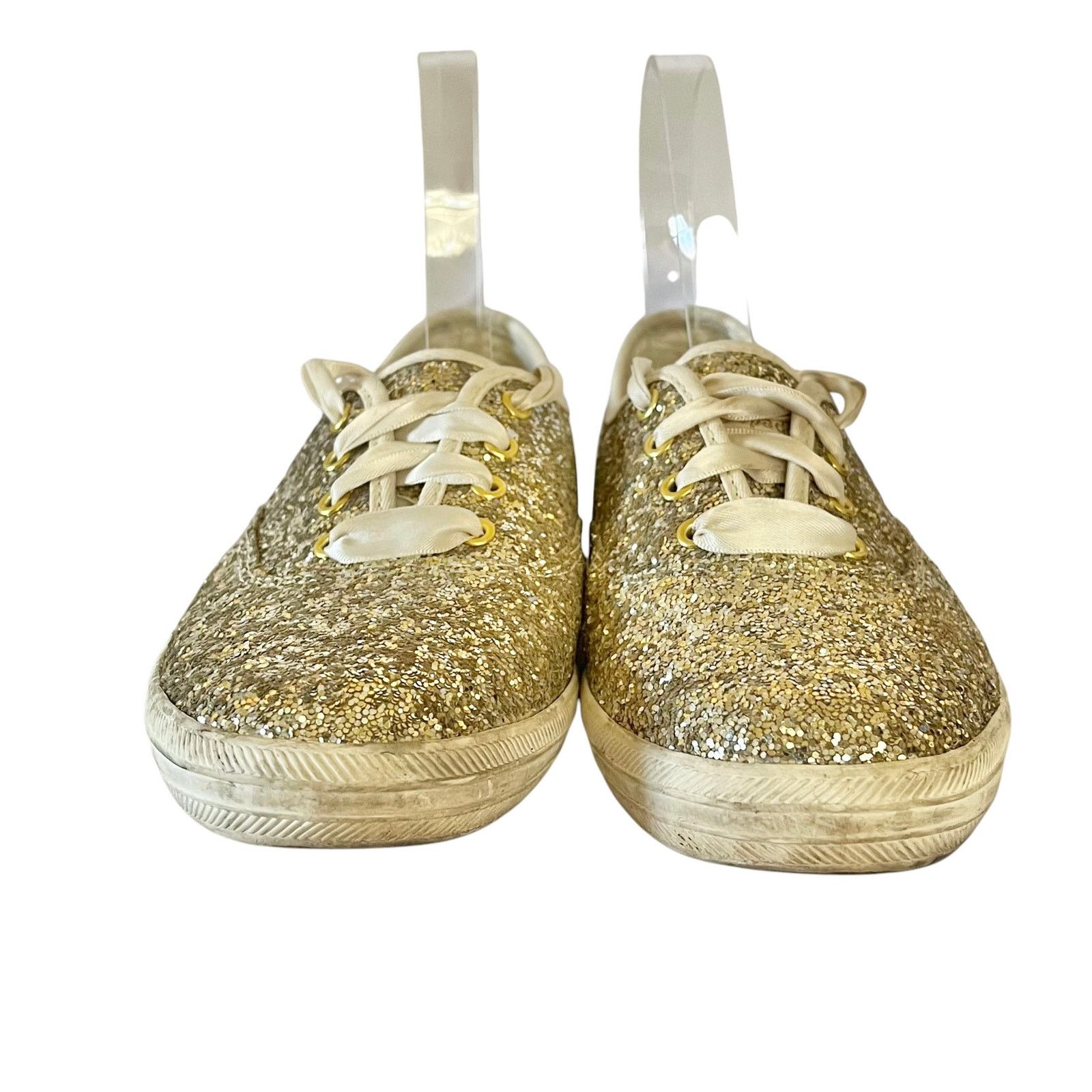 Kate Spade Kate Spade x Keds Champion Gold Glitter Low-Top Sneakers Size US 6 / IT 36 - 3 Thumbnail