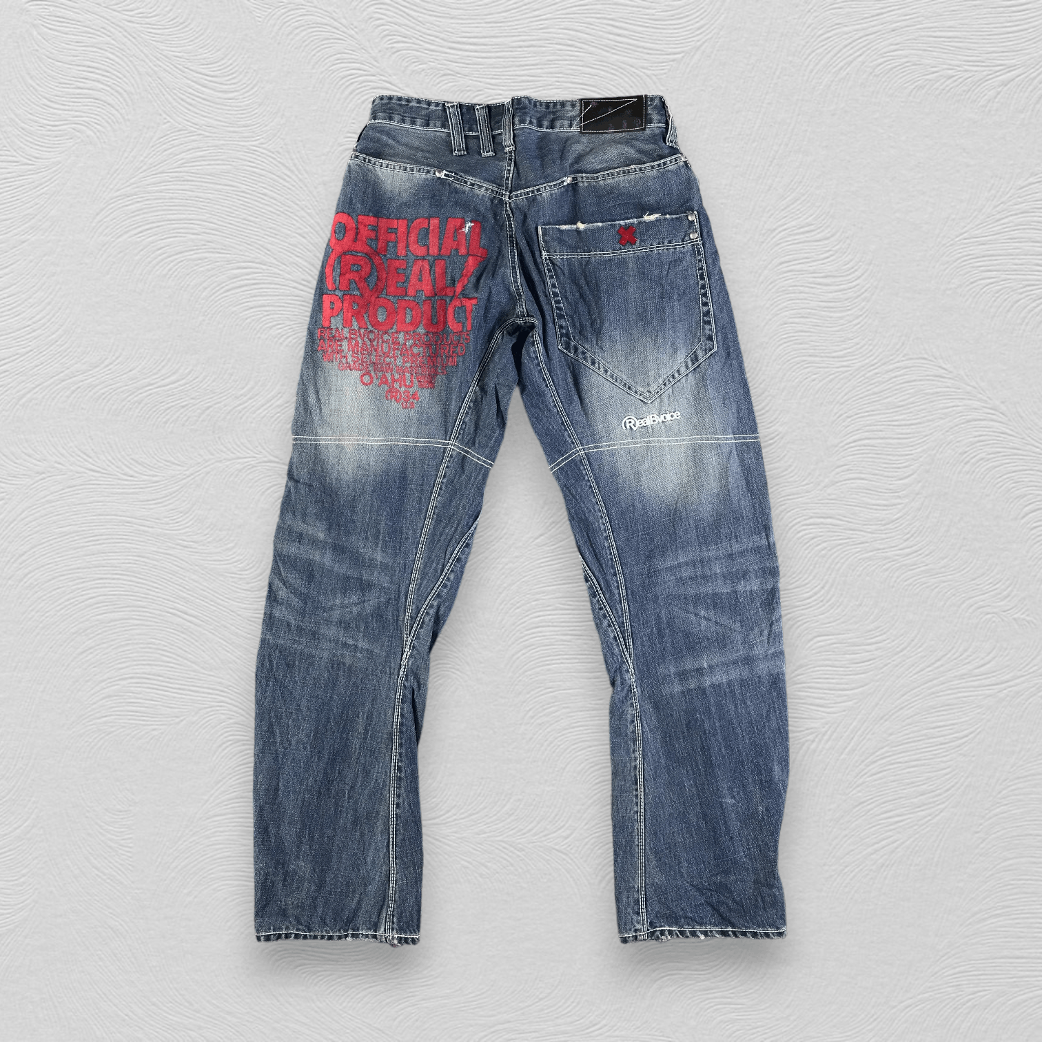 image of Vintage Real B Voice Faded Blue Jeans Kj2049, Men's (Size 28)