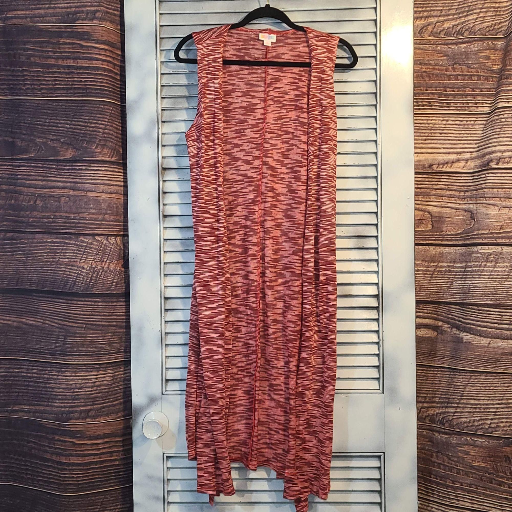 Other LuLaRoe Sm Brick Space Sleeveless Duster Size S / US 4 / IT 40 - 7 Thumbnail