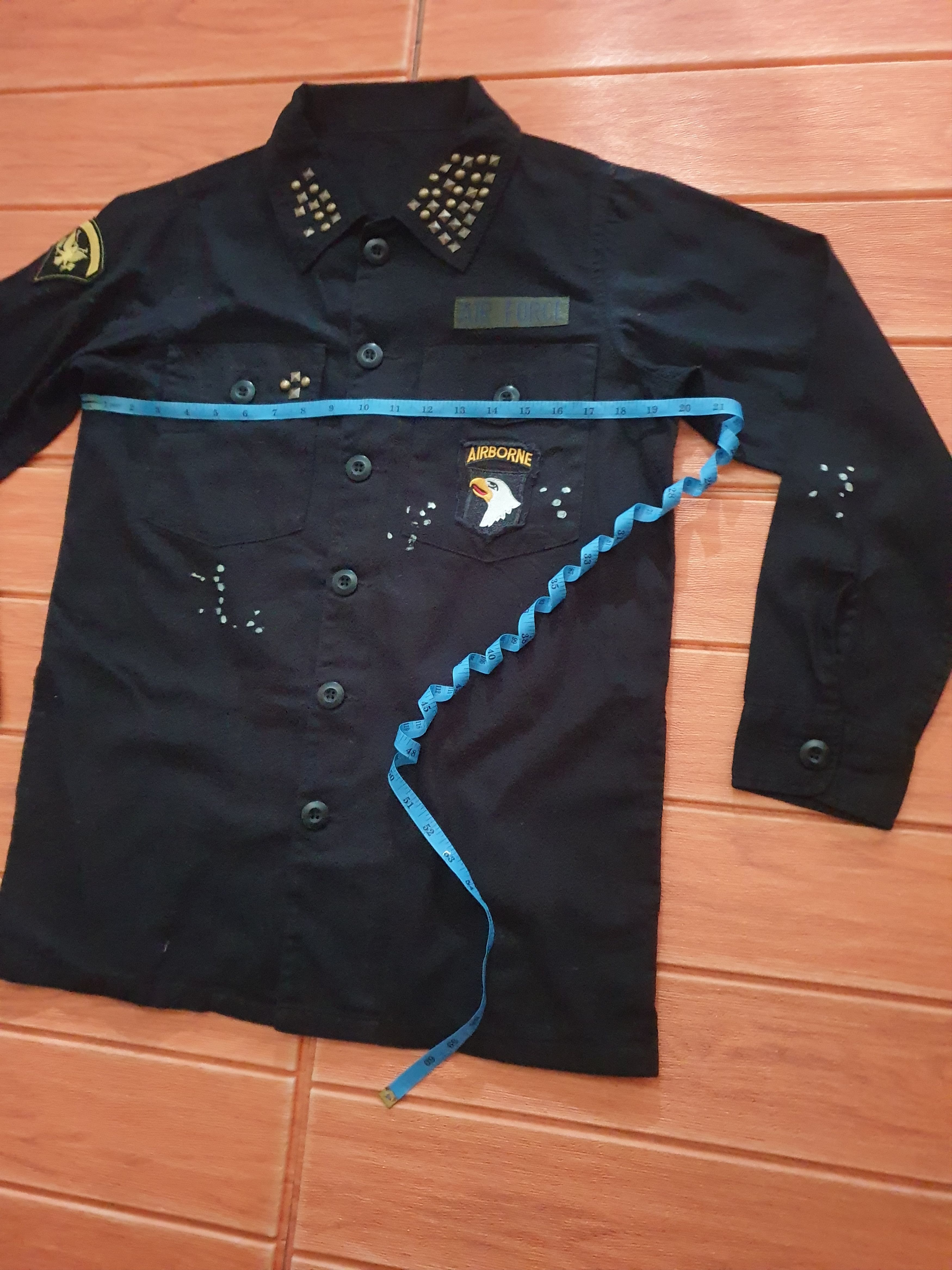 Japanese Brand Air force airborne button ups shirt Size US M / EU 48-50 / 2 - 8 Thumbnail