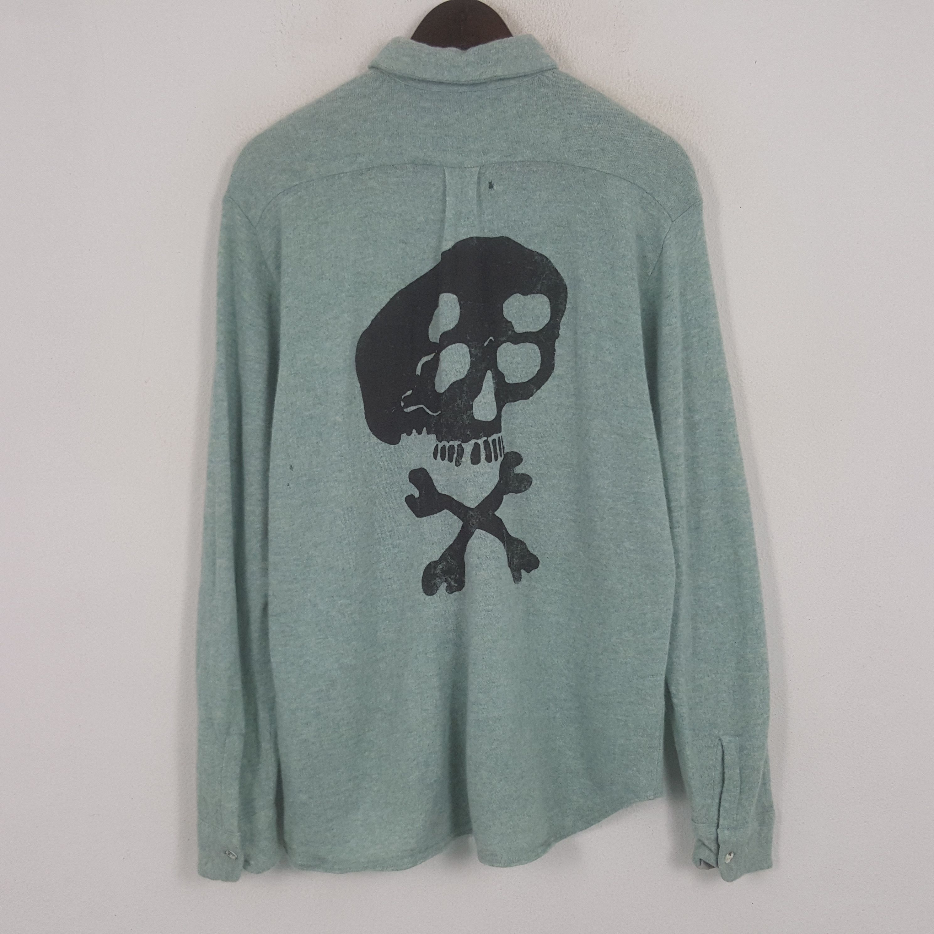 Kapital × Vintage Vintage Kapital Custom Art Skulls Button Up Shirt Size US M / EU 48-50 / 2 - 1 Thumbnail