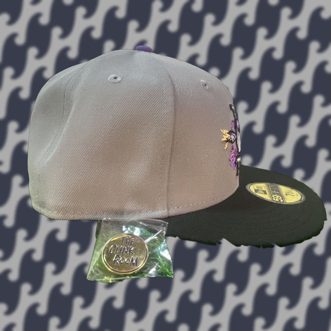 New Era New Era 59Fifty Fitted Hat INkantations Clink Room 7 5/8 Gray Polyester Mens Vintage No N/A? Wait cannot. Size ONE SIZE - 1 Thumbnail