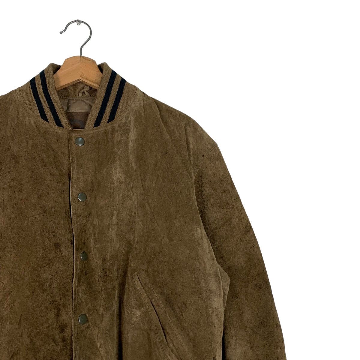 PERSON'S PERSON’S Big Logo Pigskin Leather Varsity Jacket #0925-C41 Size US M / EU 48-50 / 2 - 7 Thumbnail