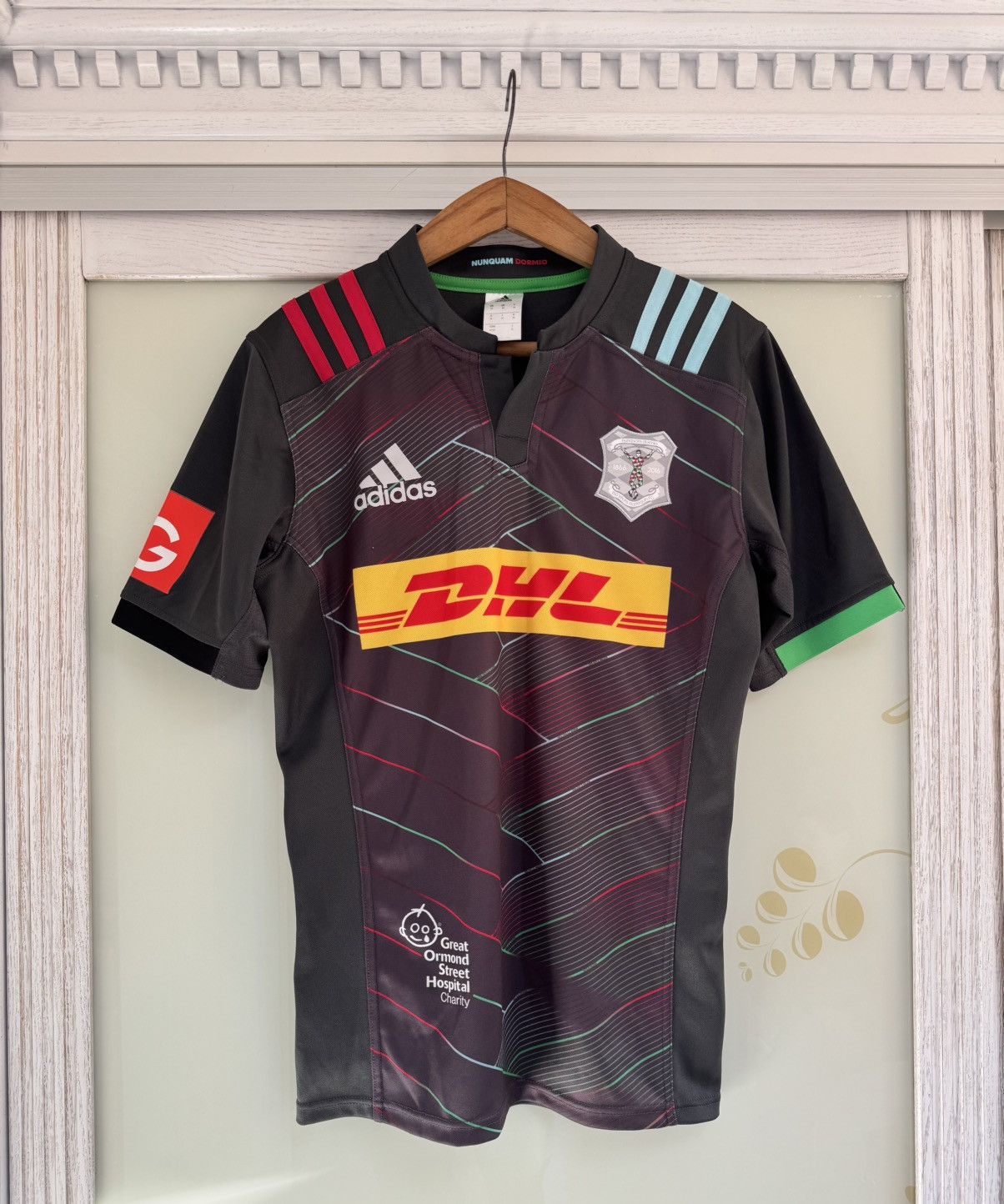 Adidas Harlequins 2016-2017 Rugby Shirt 150th Unniversary Jersey Size US M / EU 48-50 / 2 - 1 Thumbnail