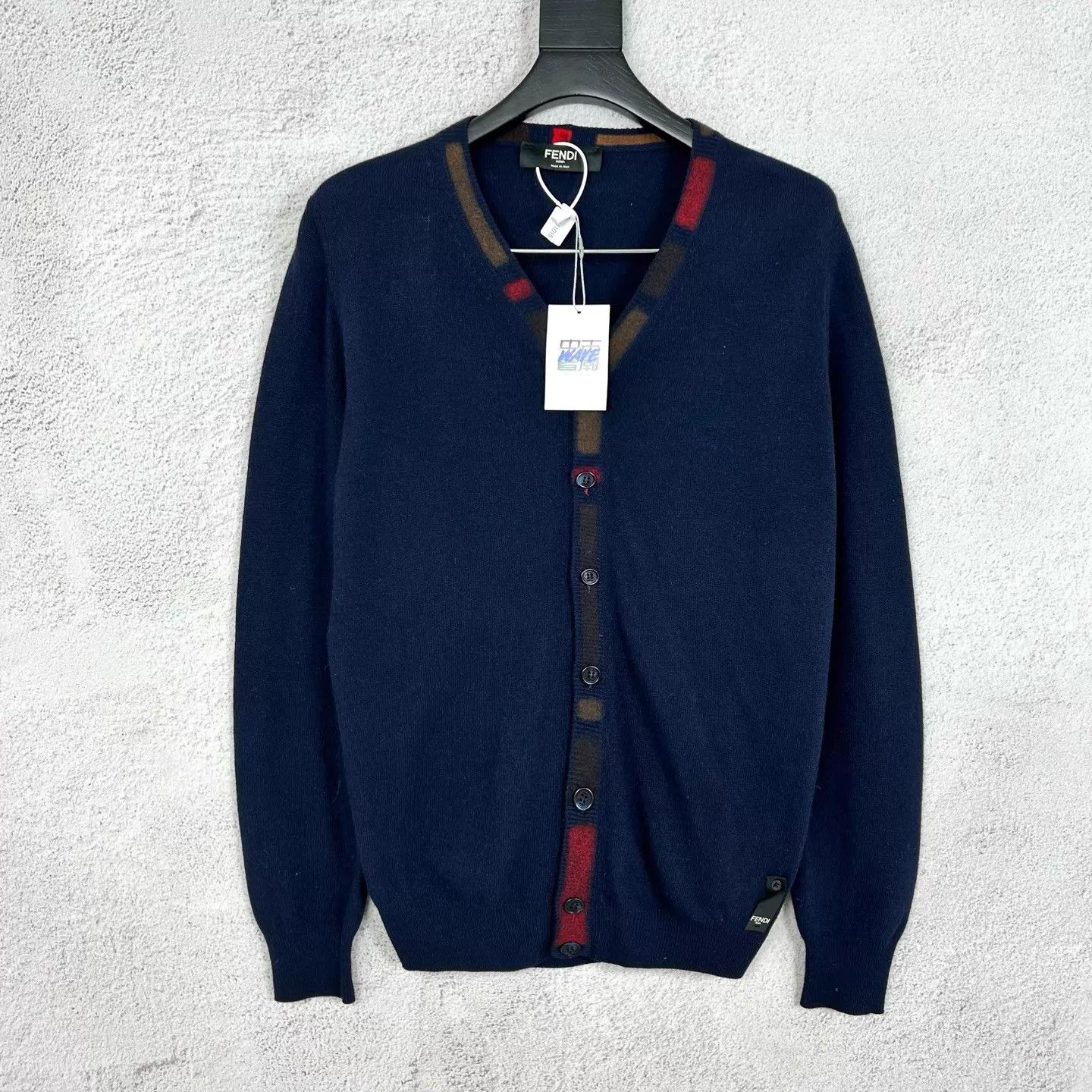 Fendi FENDI Knit Cashmere Cardigan 46 99 Size US S / EU 44-46 / 1 - 1 Thumbnail