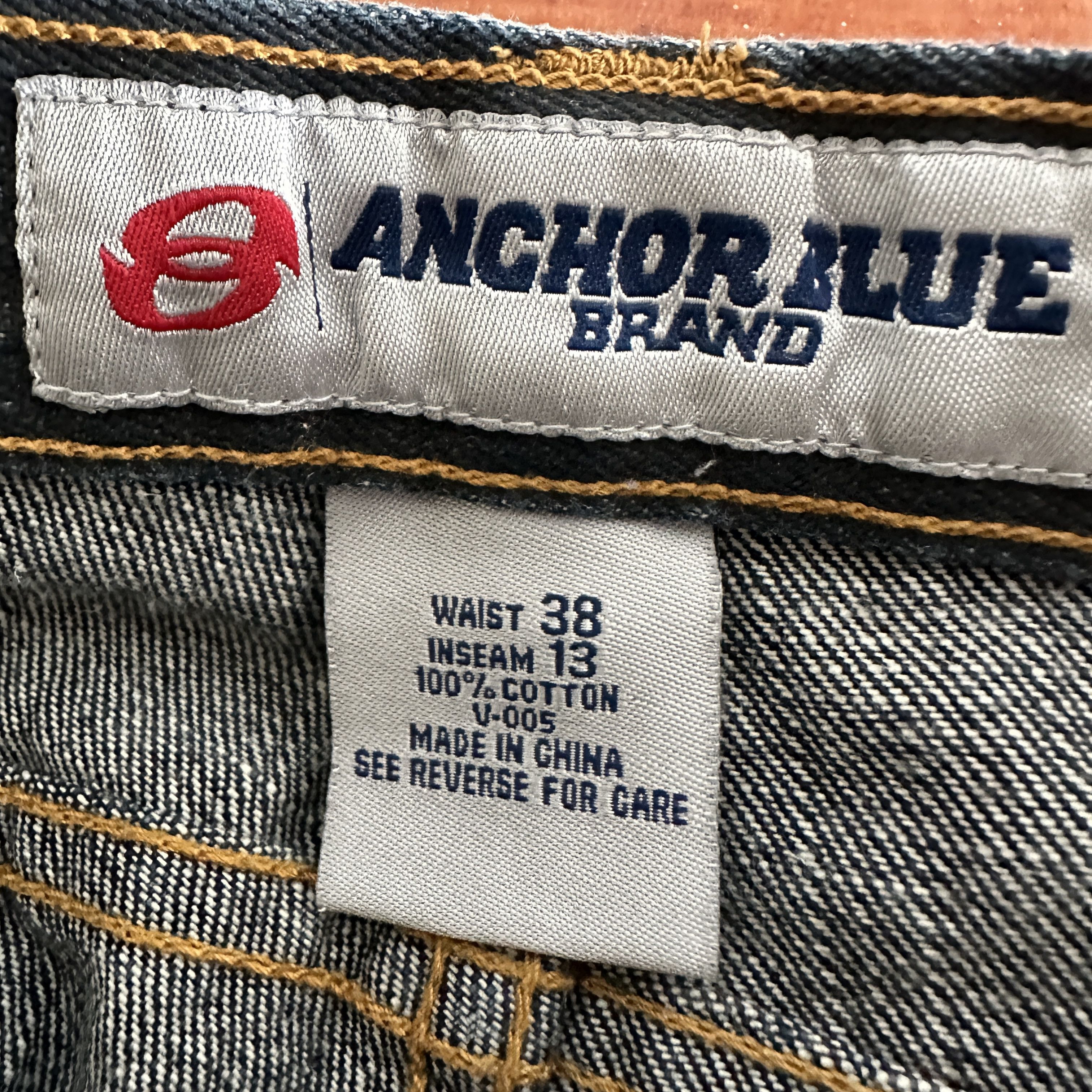 Anchor Blue Vtg Anchor Blue Shorts Denim Baggy Relaxed Long Y2K Casual Size US 38 / EU 54 - 11 Thumbnail