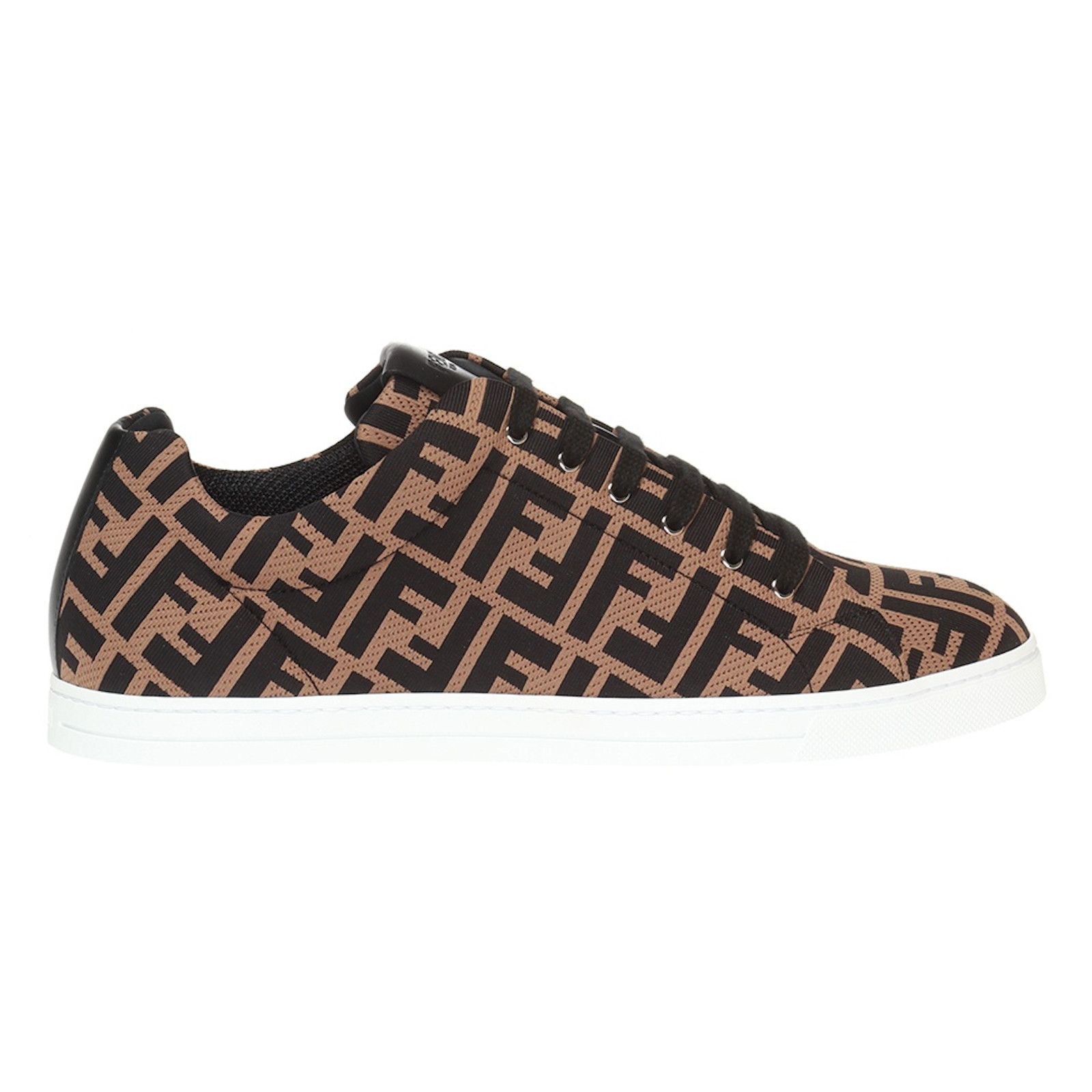 Fendi Fendi Forever Allover Logo Monogram Tabacco Brown Black Size US 13 / EU 46 - 3 Thumbnail