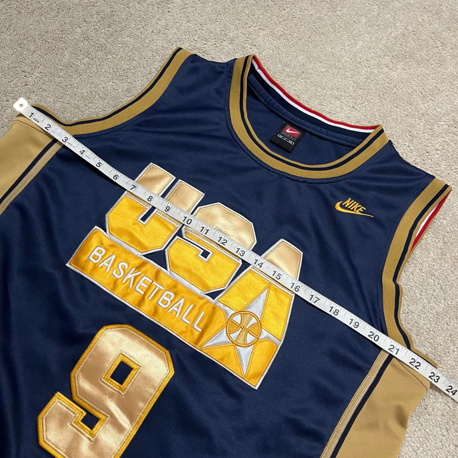 Nike Nike USA Basketball Jersey Michael Jordan #9 Navy Gold Large Size US L / EU 52-54 / 3 - 6 Thumbnail