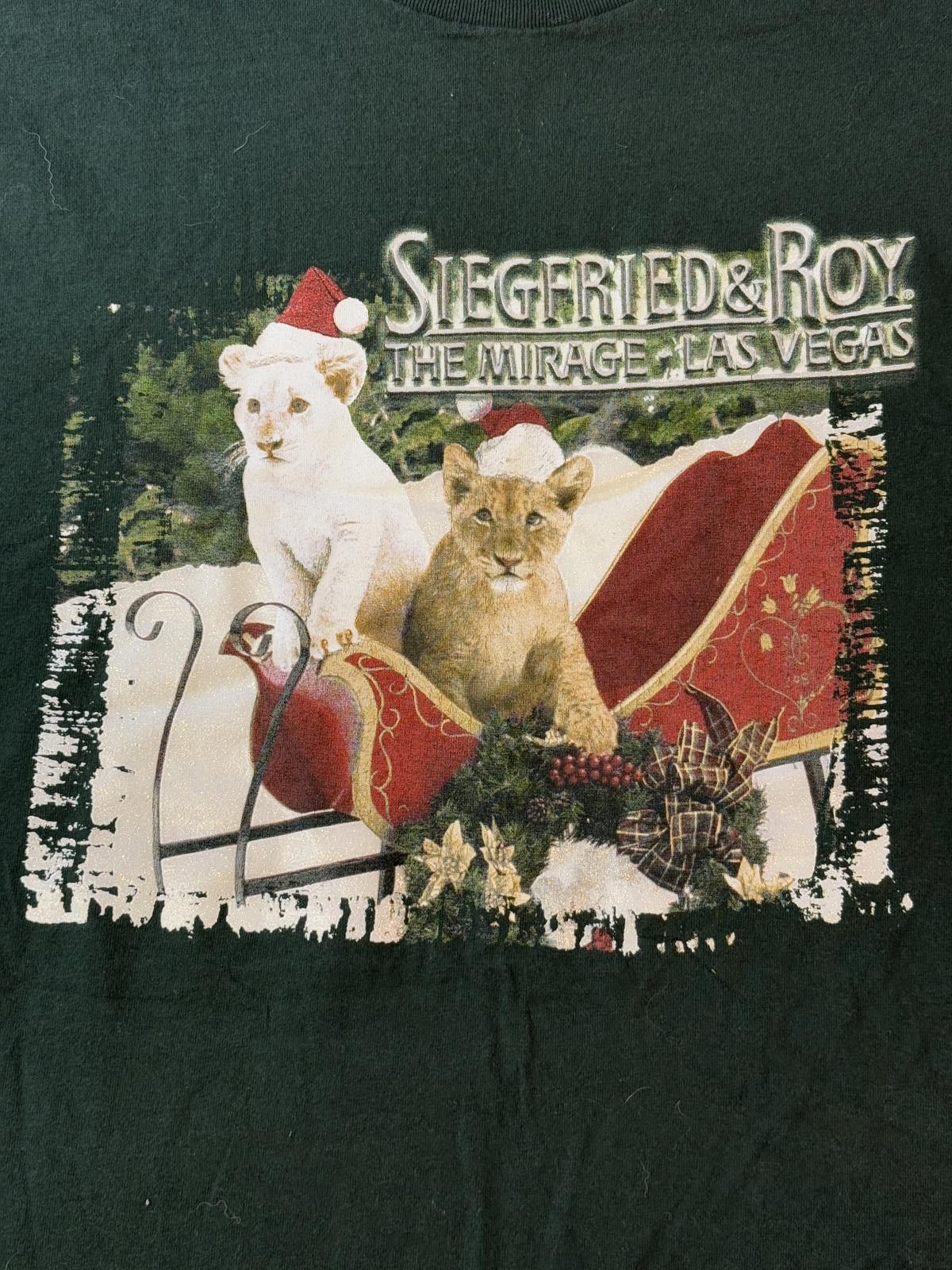 Designer VTG Siegfried and Roy T-shirt Tigers Mirage Christmas XXL Size US XXL / EU 58 / 5 - 3 Thumbnail