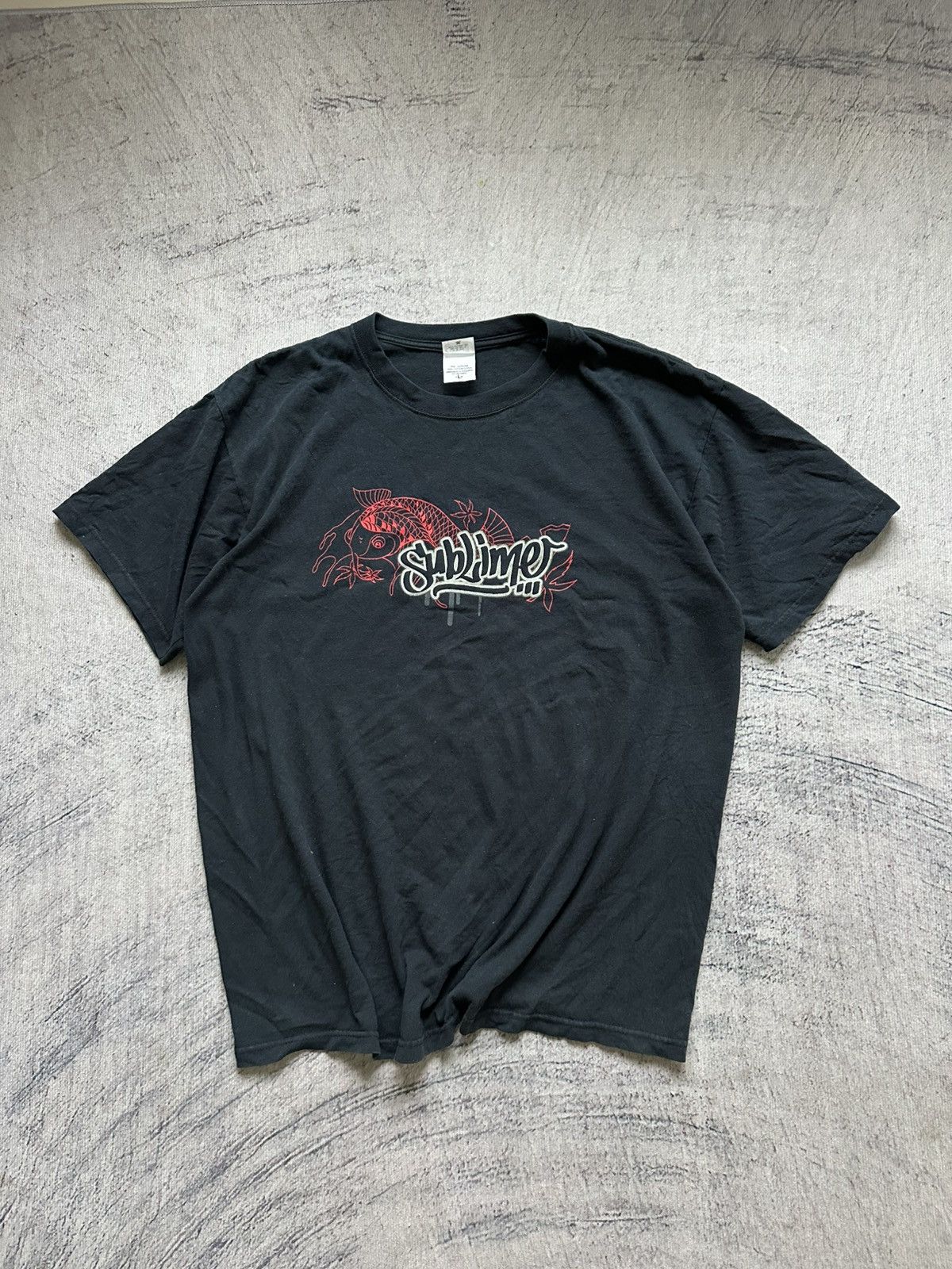 Band Tees × Vintage Vintage Sublime Bad Fish Promo Album y2k Band Tees Size US L / EU 52-54 / 3 - 1 Thumbnail