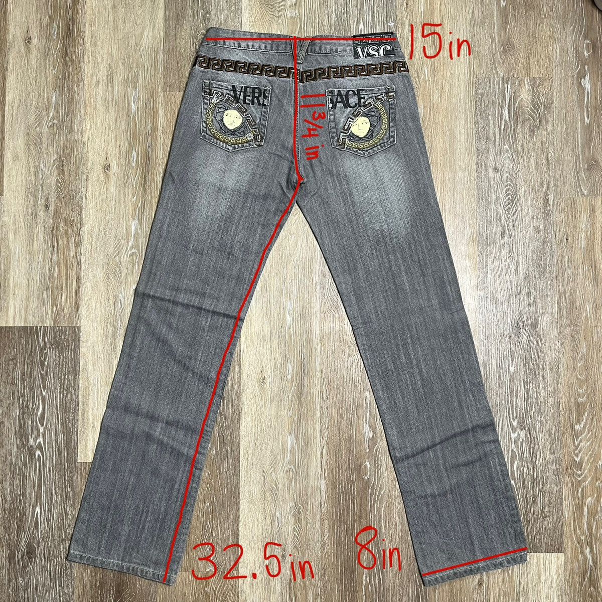 Designer × Versace Jeans Couture × Vintage 90s versace medusa jeans Size US 30 / EU 46 - 2 Thumbnail