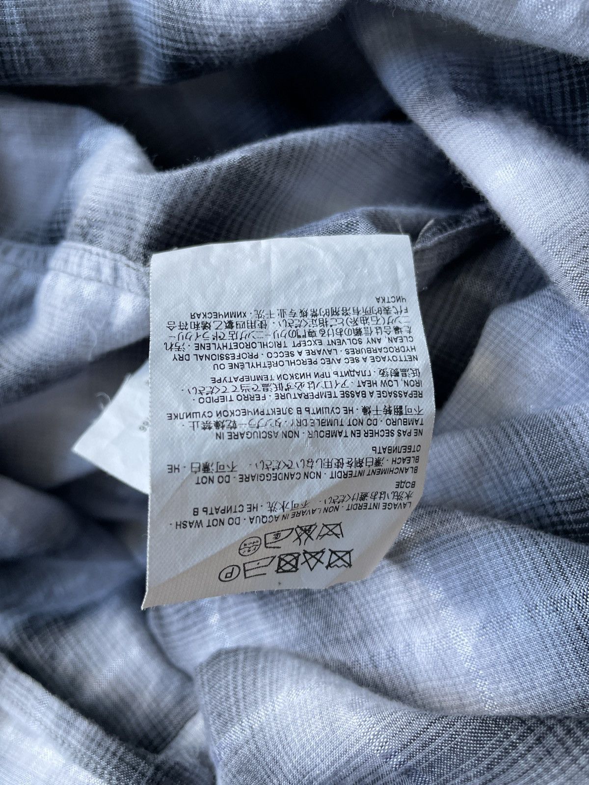 Hedi Slimane × Saint Laurent Paris Saint Laurent Plaid shirt Size US S / EU 44-46 / 1 - 5 Thumbnail