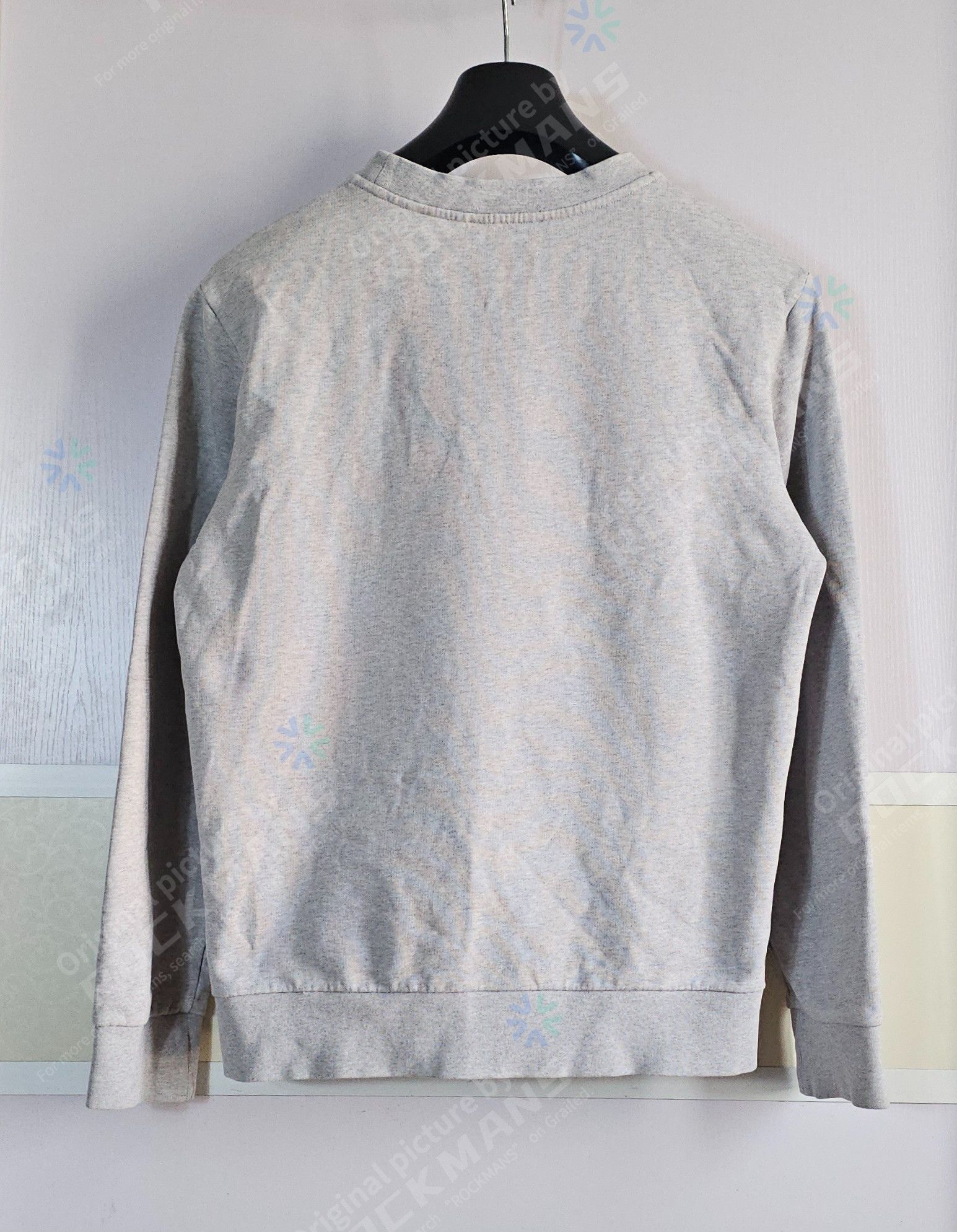 Balmain Balmain Flocked Logo Sweatshirt In Grey Size L Size US L / EU 52-54 / 3 - 3 Thumbnail