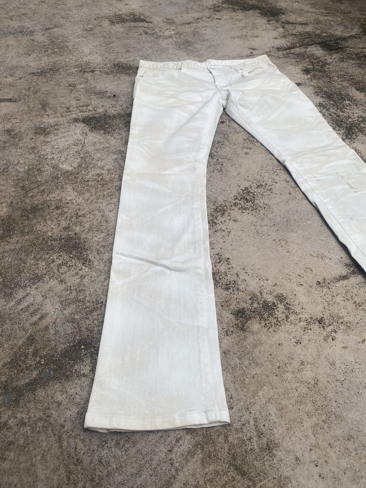 If Six Was Nine × Tornado Mart Tornado Mart Waxed Strechable Jeans Size US 32 / EU 48 - 1 Thumbnail