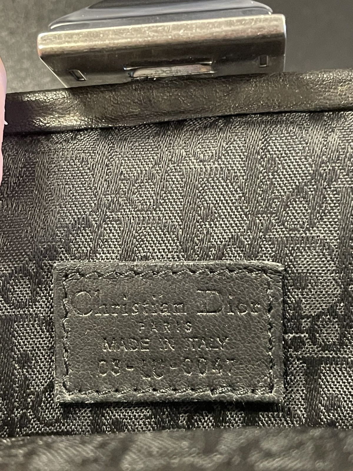 Christian Dior Monsieur × Dior Christian Dior Leather Evening Bag Vintage Great Condition Size ONE SIZE - 9 Thumbnail