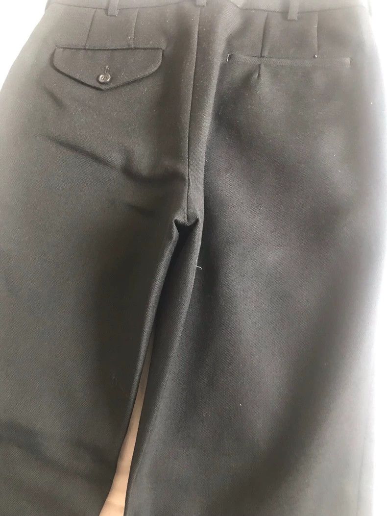 Comme des Garcons Comme Des Garcons SBlack straight wool pants 2502-Nextarrow Size US 27 - 4 Thumbnail