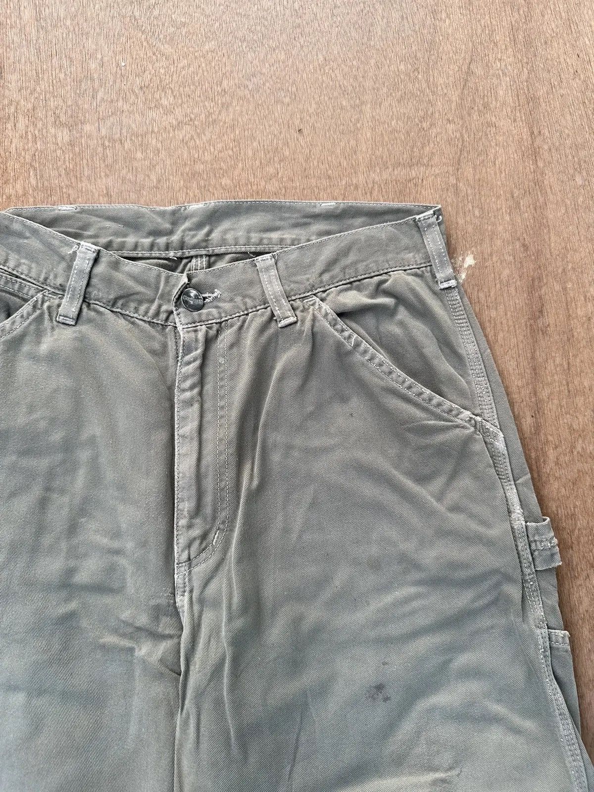 Carhartt RUSTY VINTAGE CARHARTT WORK WEAR FADED BAGGY CARPENTER PANTS Size US 29 - 4 Thumbnail