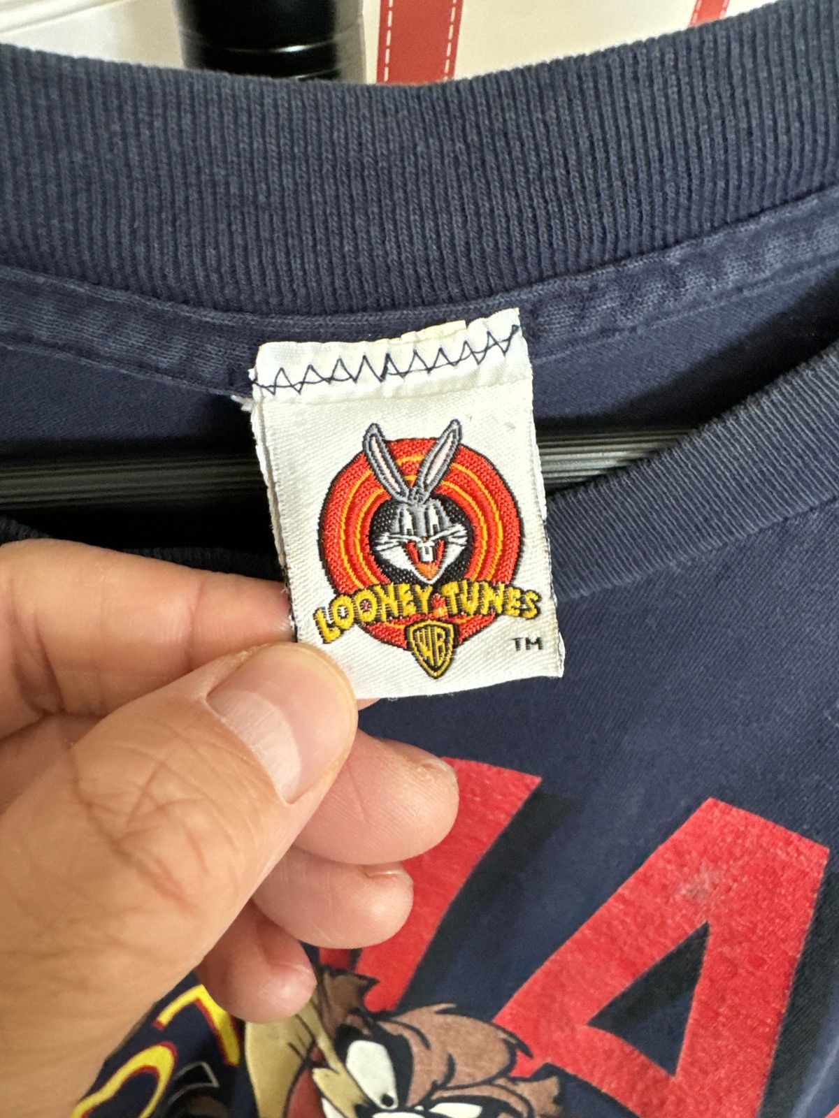 Cartoon Network × Vintage Vintage Looney Tunes Taz 1997 No Way Not Ever Tee Sun Faded Size US XL / EU 56 / 4 - 16 Thumbnail