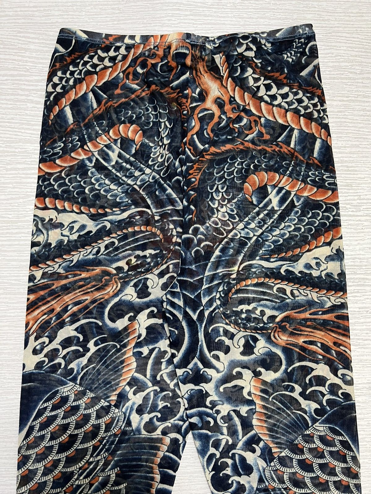 Jean Paul Gaultier Jean Paul Gaultier X Target Koi Fish Mesh Tattoo Leggings Size 23" - 9 Thumbnail