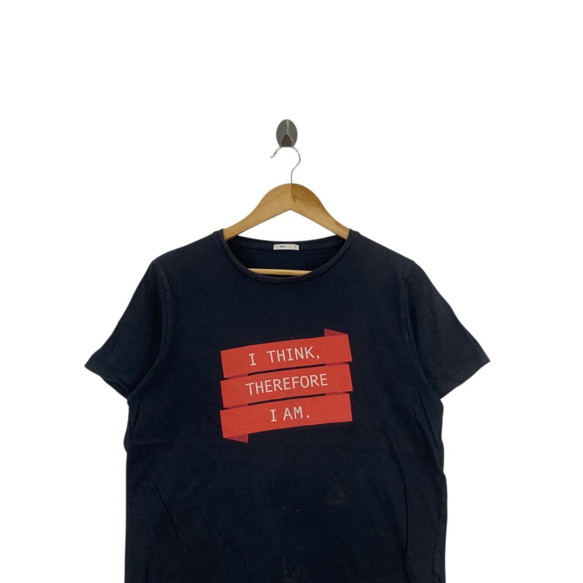 GU GU x RENE DESCARTES I Think Therefore I Am Tee Shirt Top Size M / US 6-8 / IT 42-44 - 2 Thumbnail