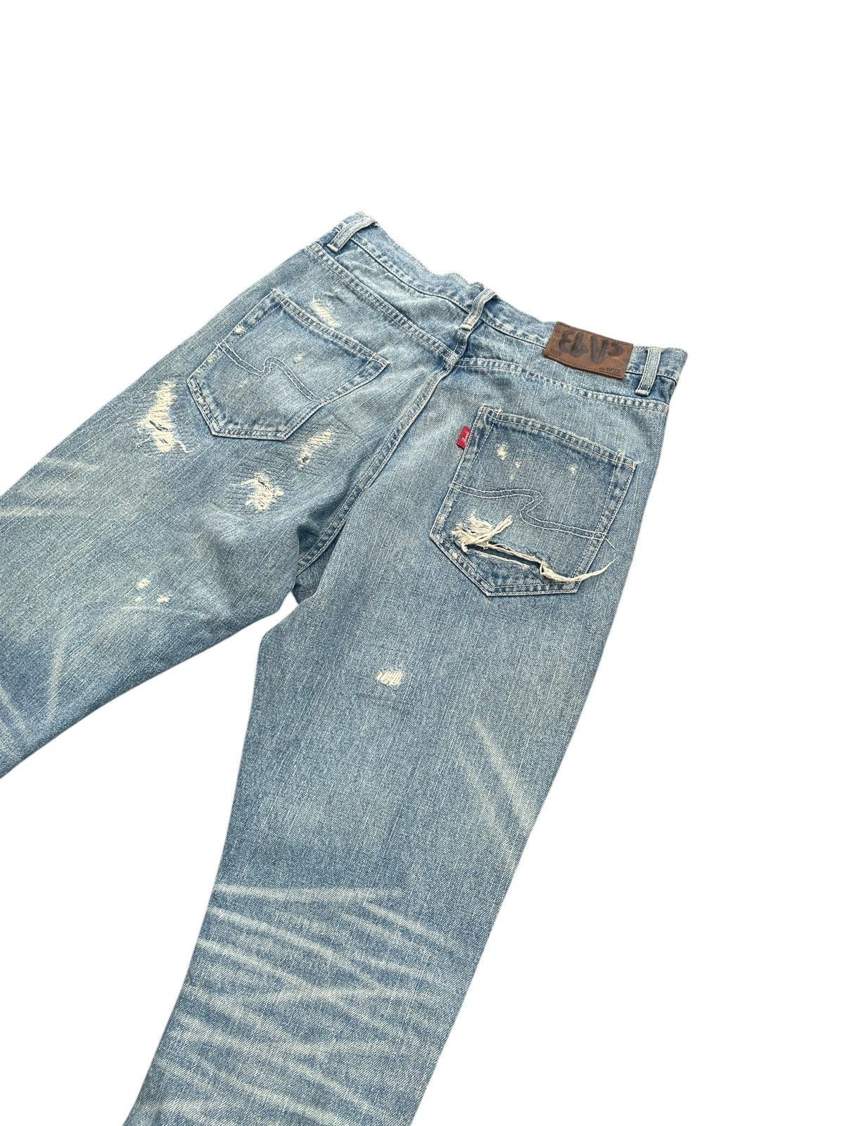 Japanese Brand Bonds & Peace Faded Distresed Jeans Size US 31 - 9 Thumbnail