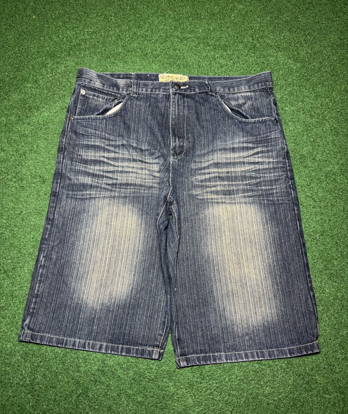 Southpole Vintage Y2K Emcee Baggy Hip Hop Jorts 42 18” Denim Shorts Size US 42 / EU 58 - 4 Thumbnail