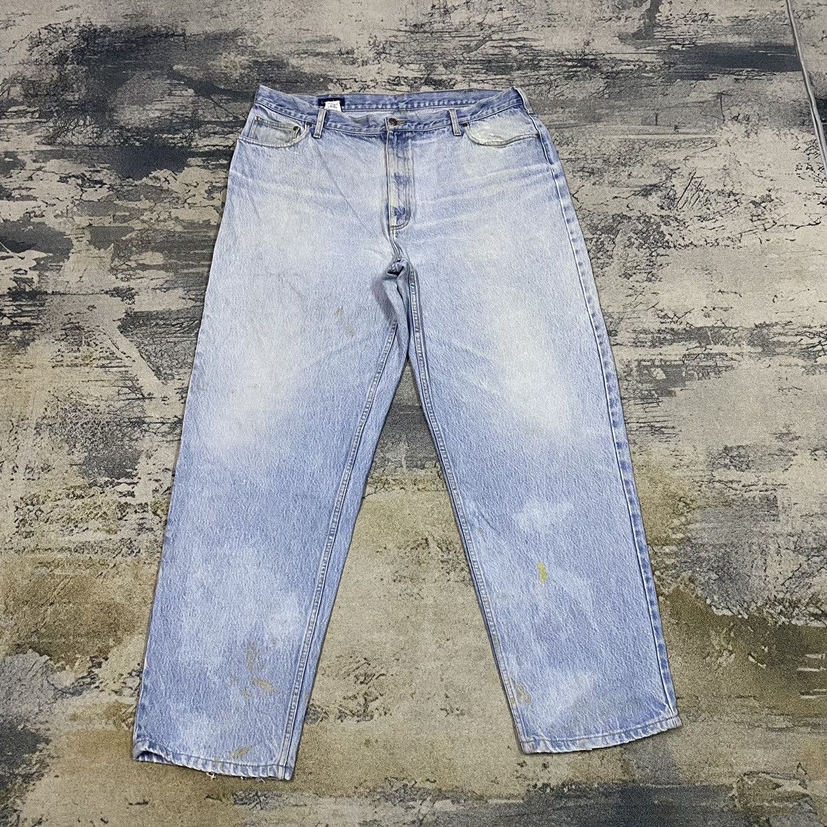 Vintage Vintage Japan Land End Light Washed Denim Jeans Size US 41 - 1 Thumbnail