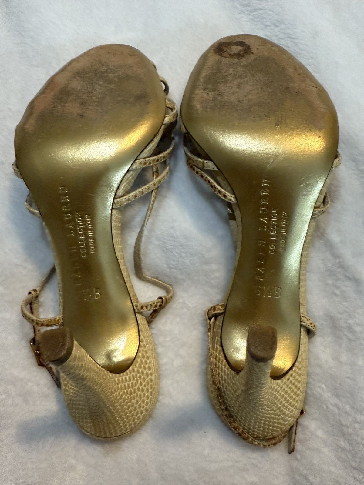 Ralph Lauren Purple Label Ralph lauren purple label snake skin heels Size US 6.5 / IT 36.5 - 2 Thumbnail